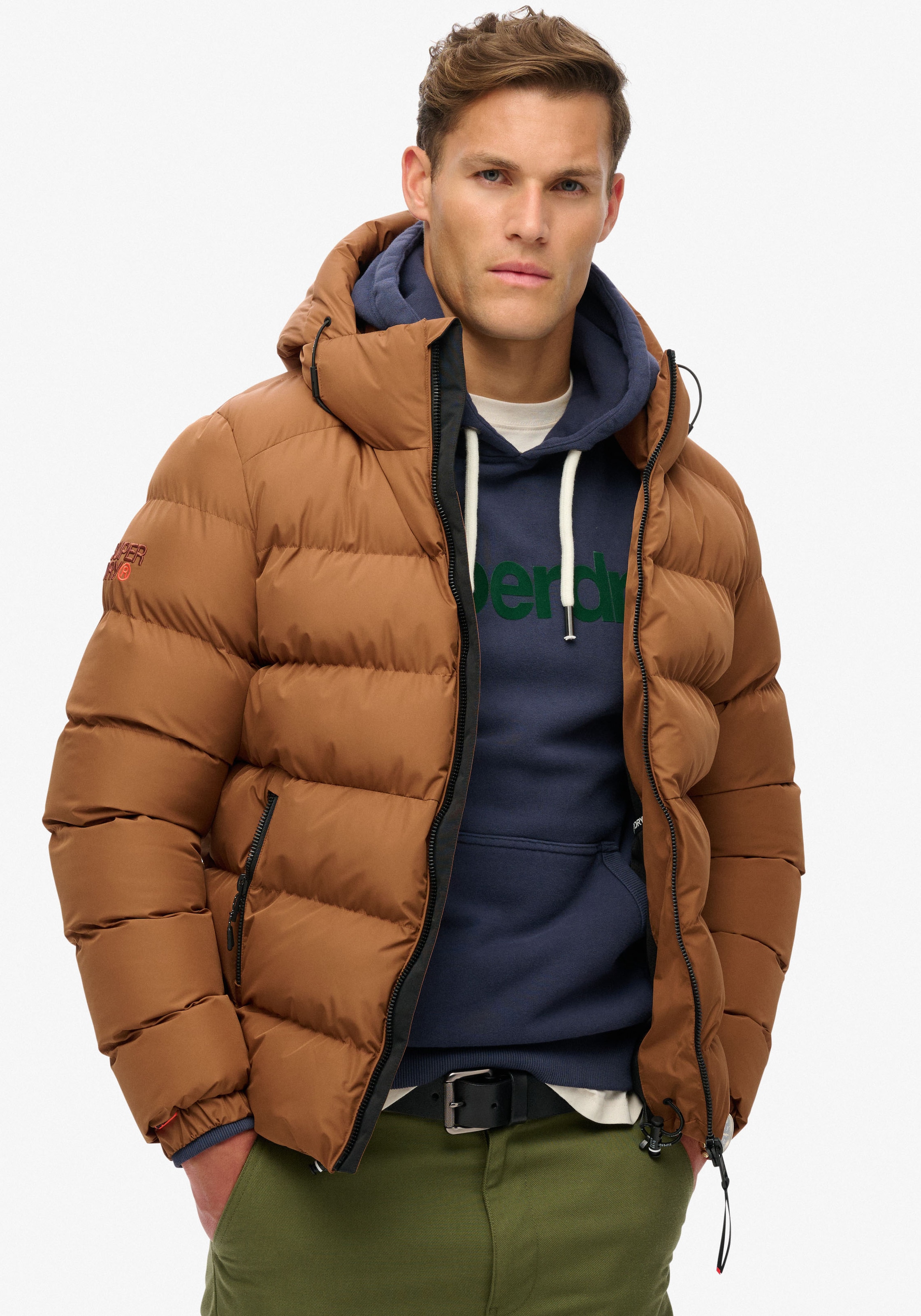 Steppjacke »HOODED SPORTS PUFFER JACKET«