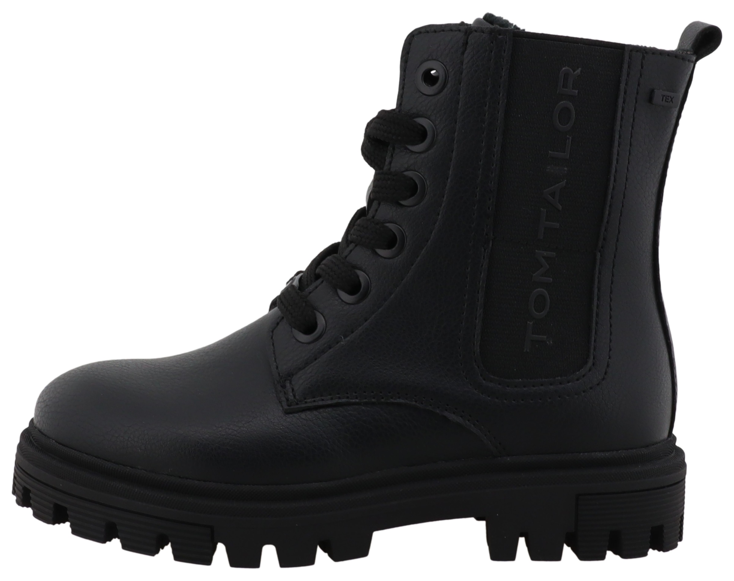 TOM TAILOR Winterstiefel, mit markantem Logoschriftzug