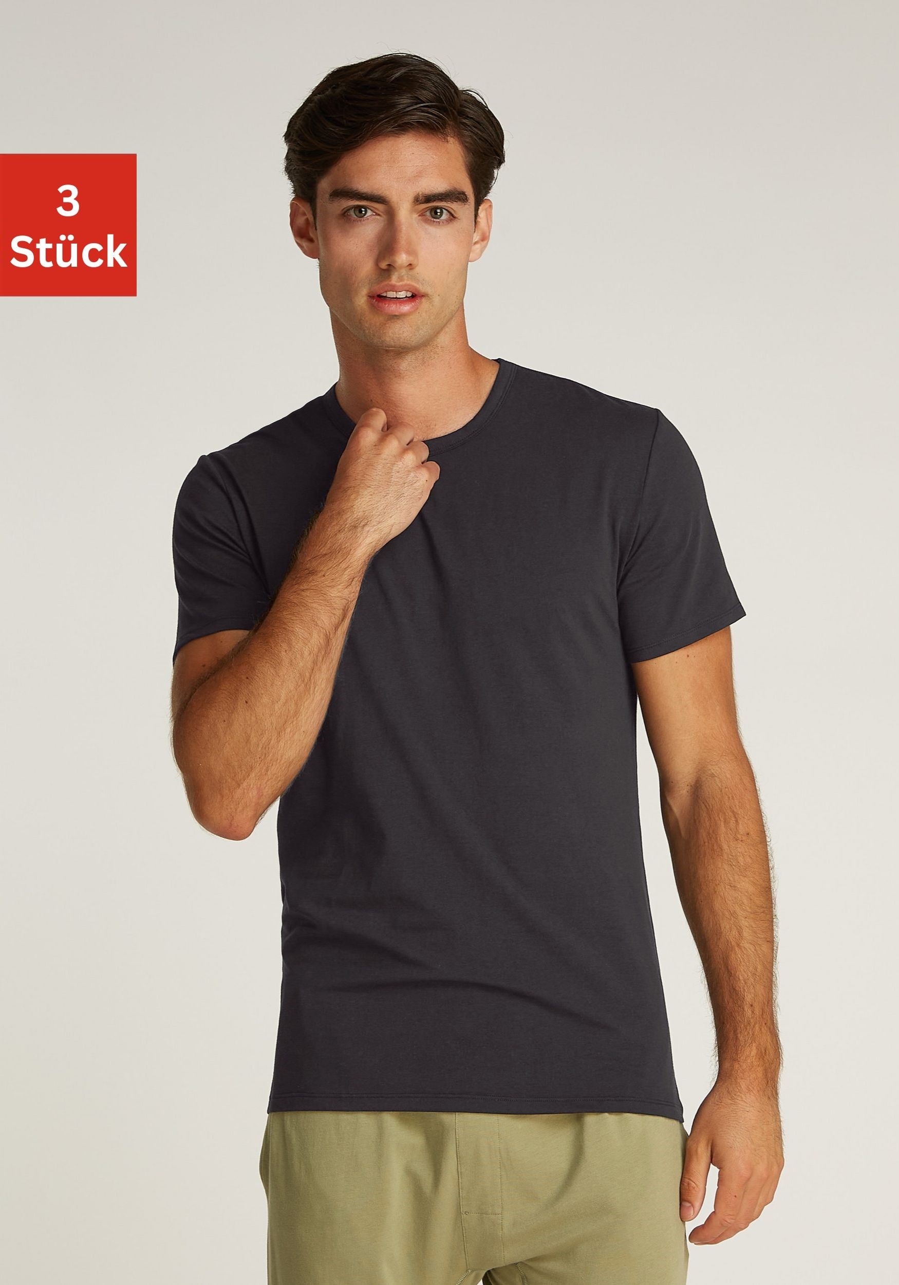 Calvin Klein Underwear T-Shirt "SHORT SLEEVE CREW NECK 3PK" Packung, 3er-Pa günstig online kaufen