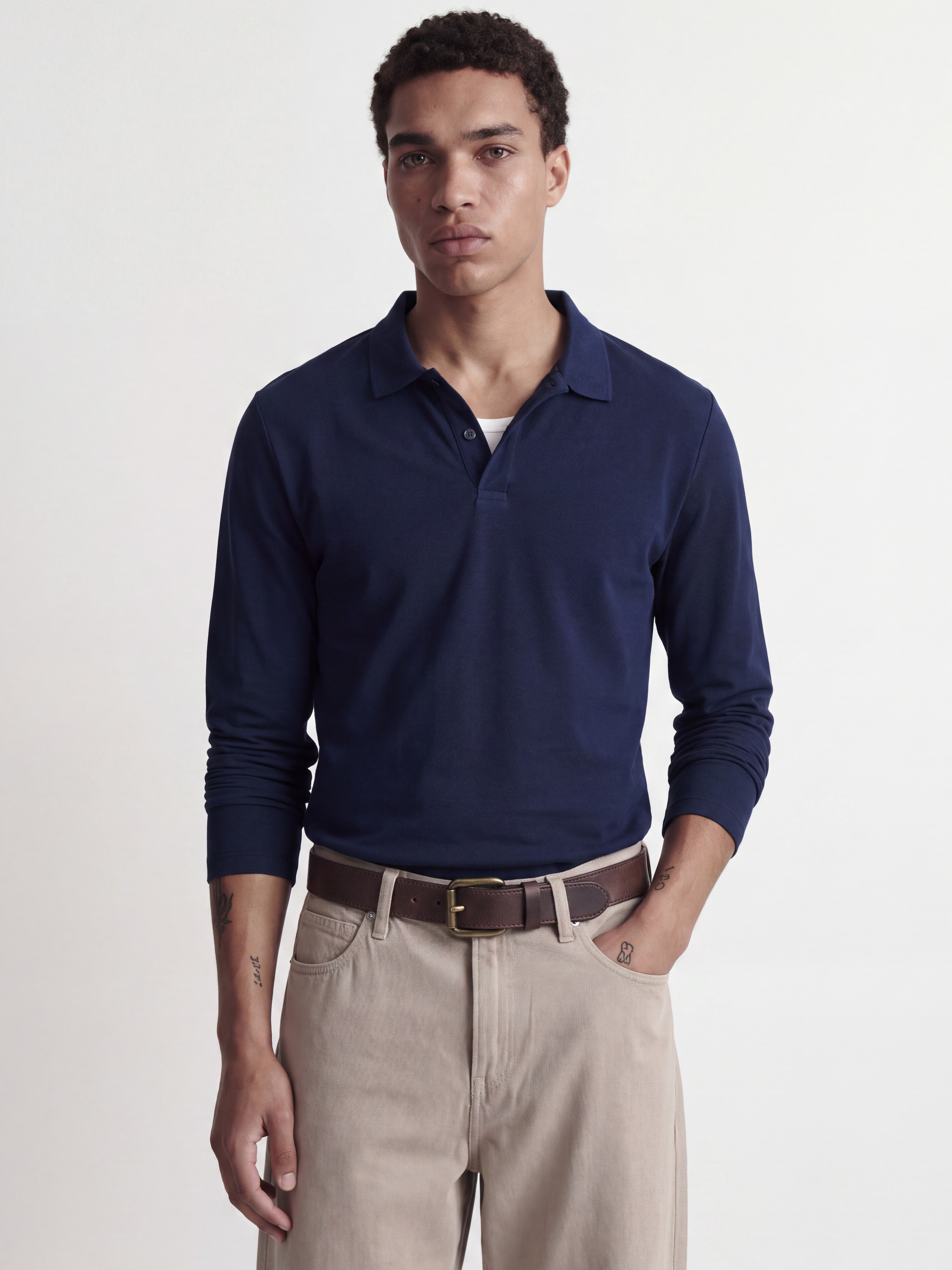 Jack & Jones Poloshirt "JJKANE POLO LS" Baumwollmischung, regular fit