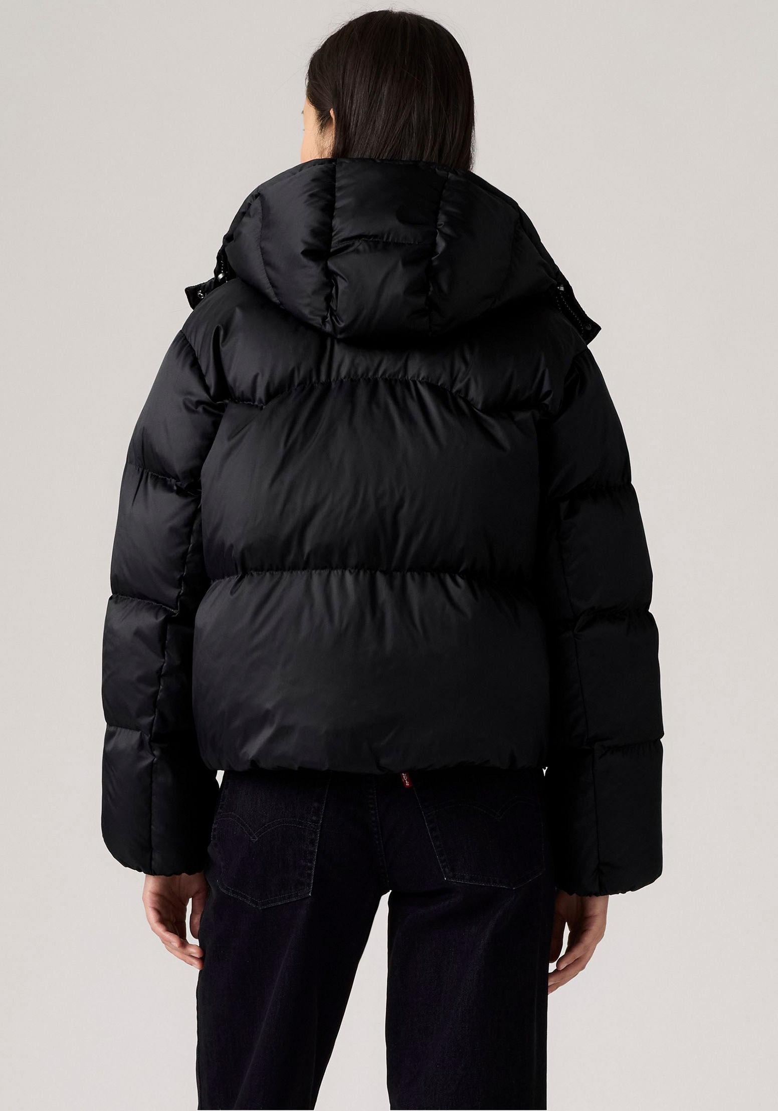 Thumbnail - Levis Steppjacke mit Kapuze mit abnehmbarer Kapuze