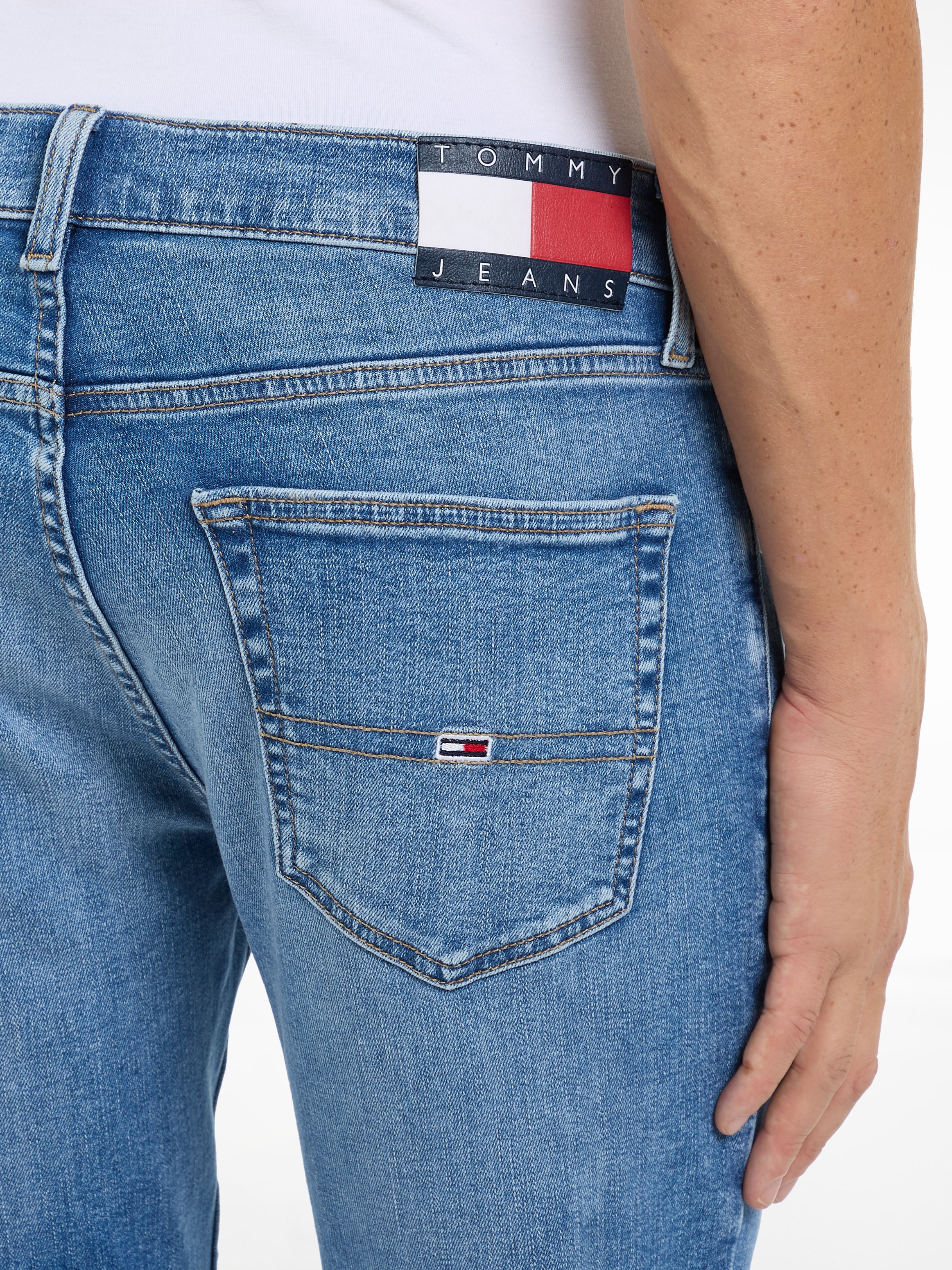 Tommy Jeans Slim-fit-Jeans »AUSTIN SLIM TPRD«, schmal zulaufendes Bein