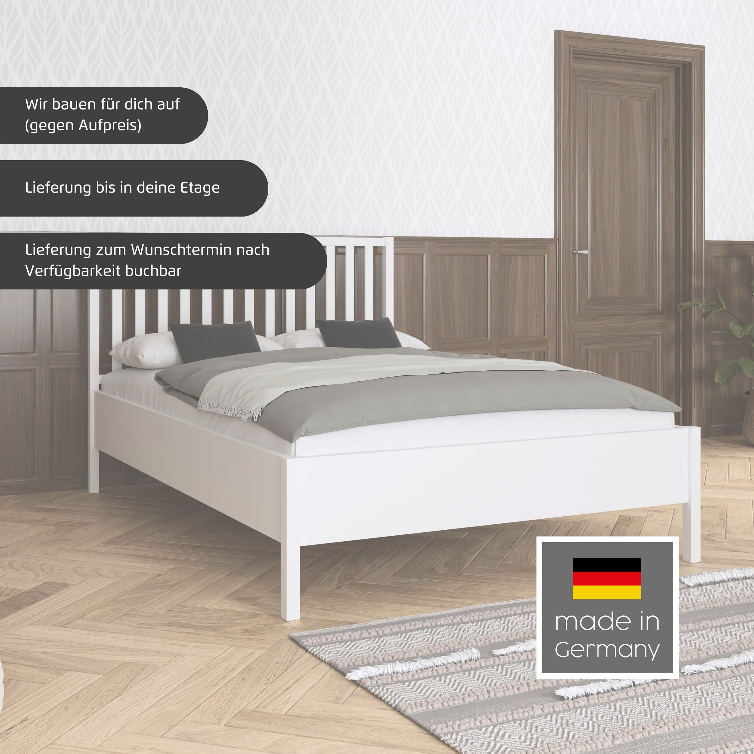 Thumbnail - rauch Bettgestell "Skagen" mit Sprossenkopfteil