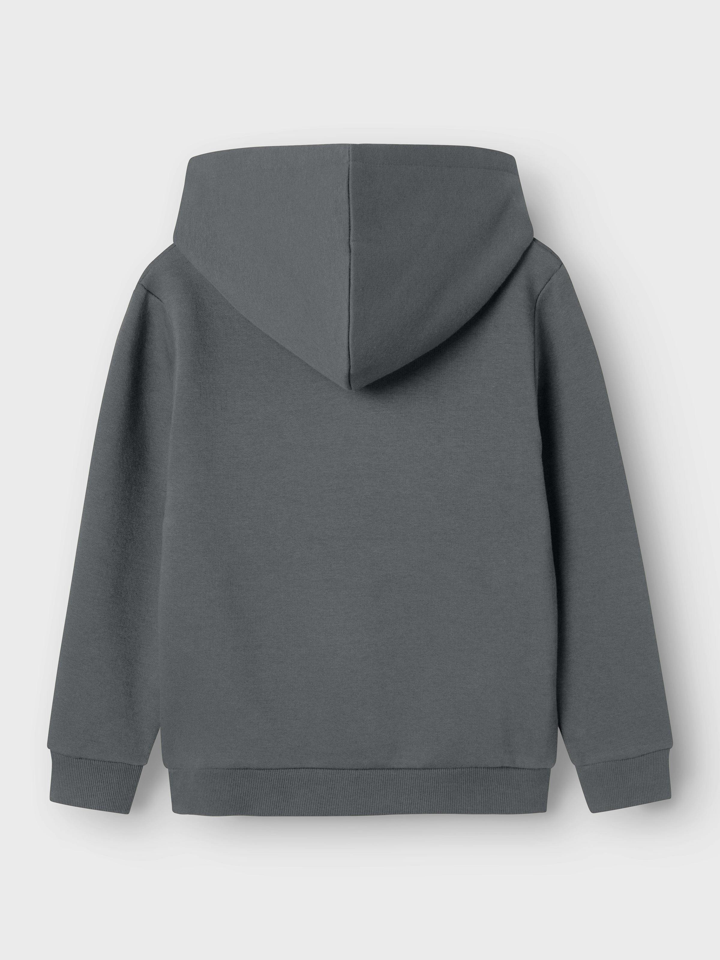 Thumbnail - Name It Kapuzensweatshirt "NKMBRODY LS NREG SWEAT WH BRU NOOS", mit kleinem Logoprint