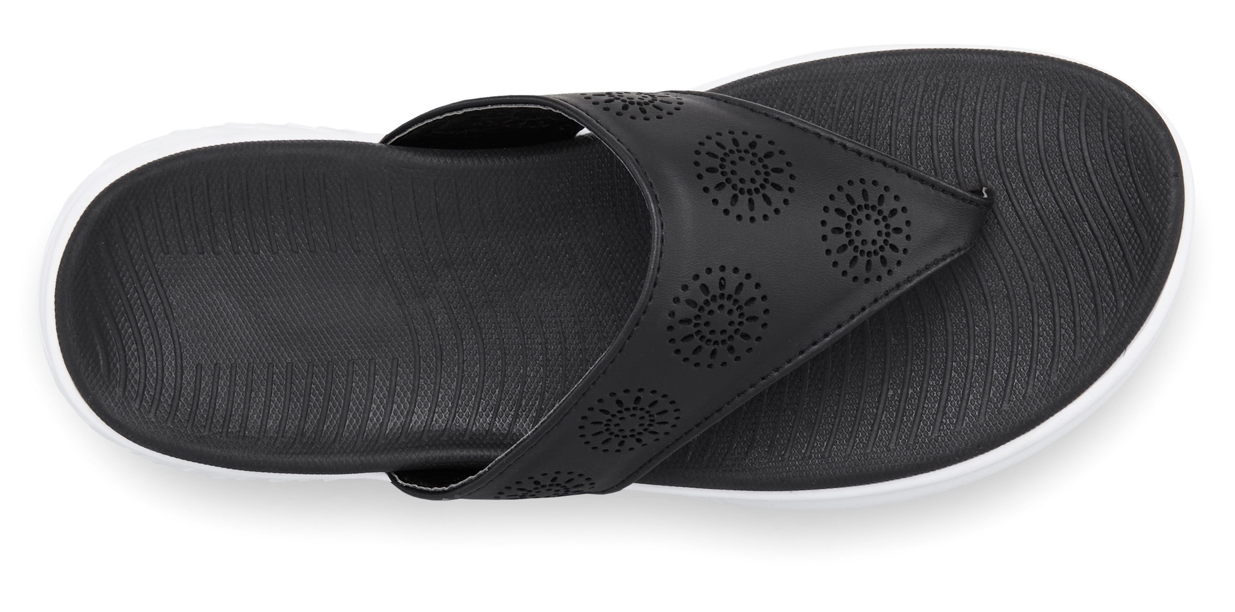 VIVANCE Dianette Thong Sandals Black 37 3