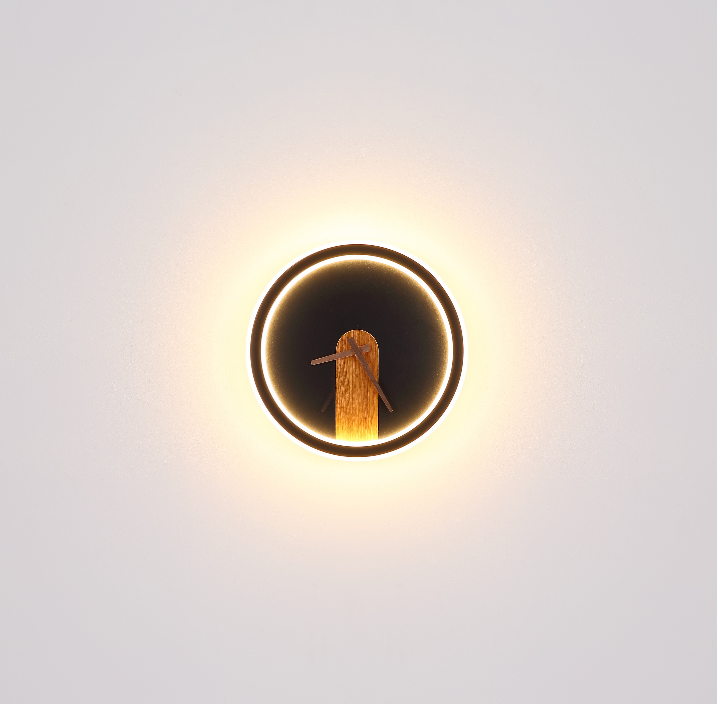GLOBO LIGHTING Dekolicht »SUSSY« LED-Modul 1 Stk. Warmweiß LED Wanduhr für Küche & Wohnzimmer