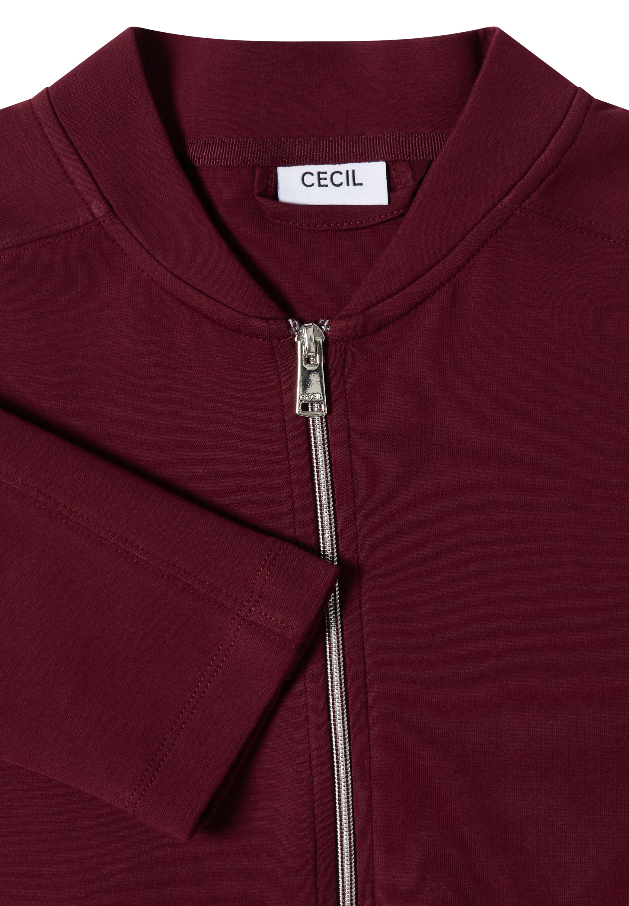 Cecil Sweatjacke mit Tunnelzug am Saum