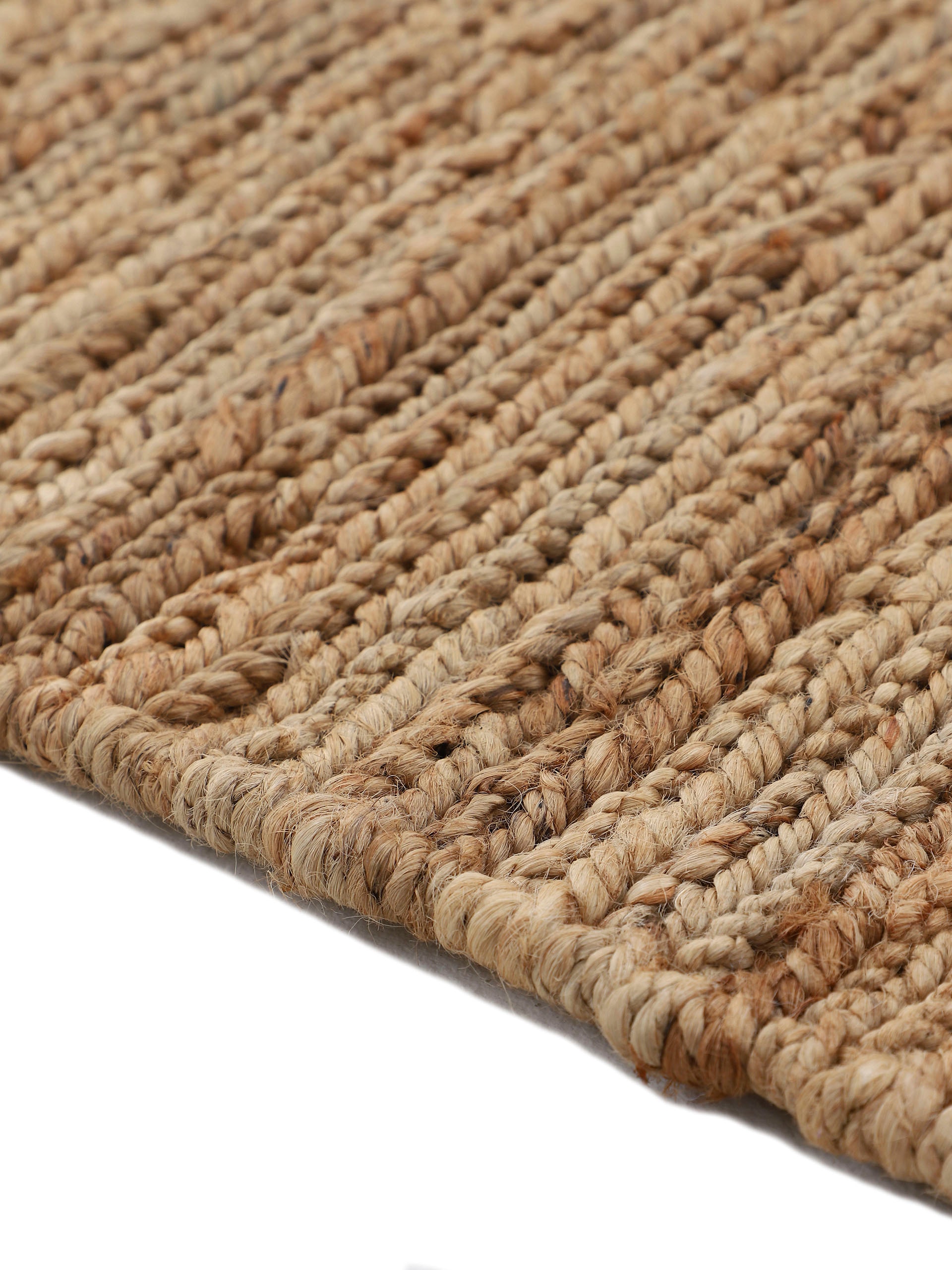 carpetfine Teppich »Nala Juteteppich Naturfaser«, rechteckig, 9 mm Höhe, wendbar, aus 100% Jute, in vielen Größen und Formen, quadratisch, rund