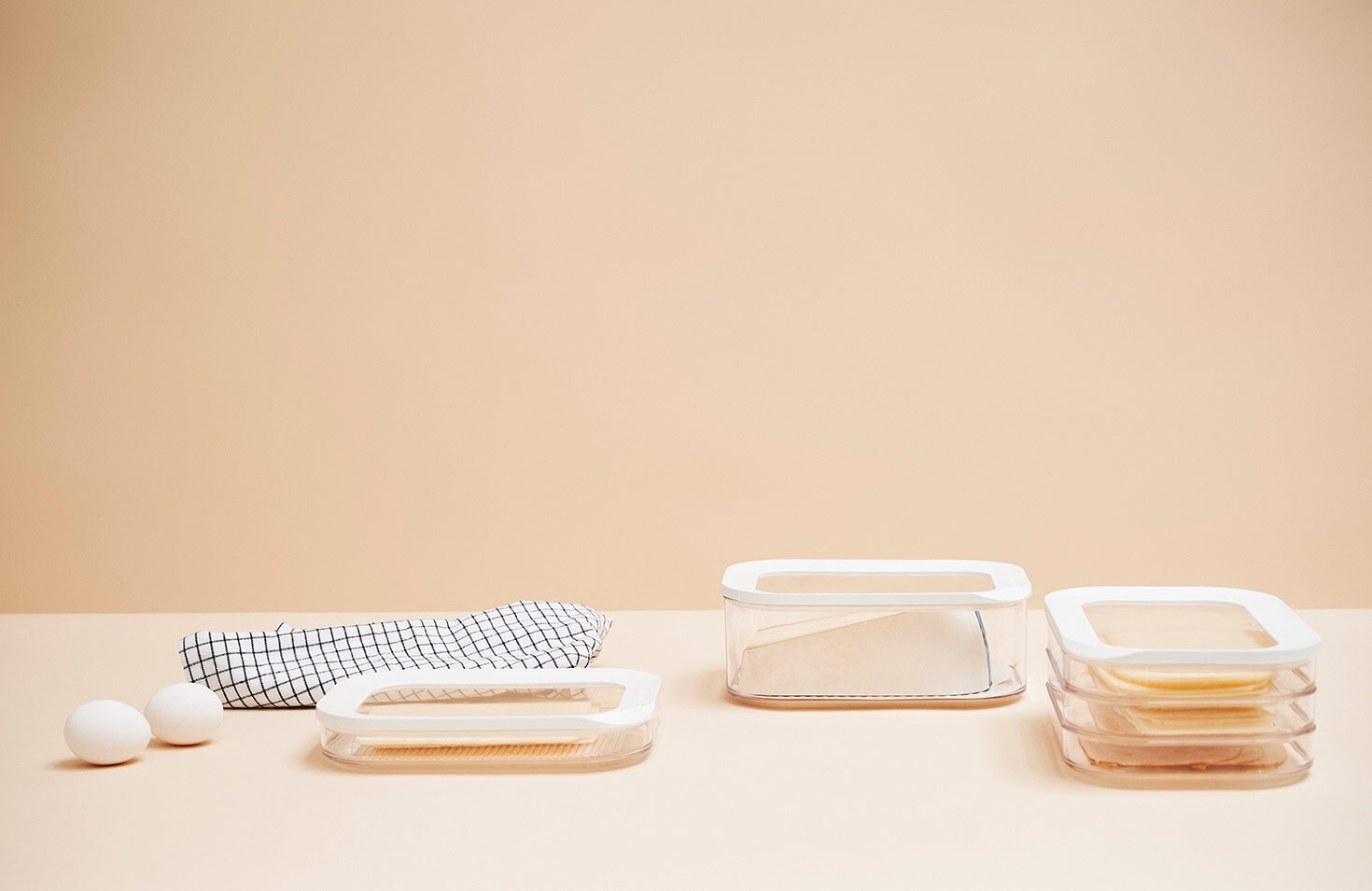 Mepal Frischhaltedose »Frischhaltedosen Wurst und Käse Modula 2er Set«