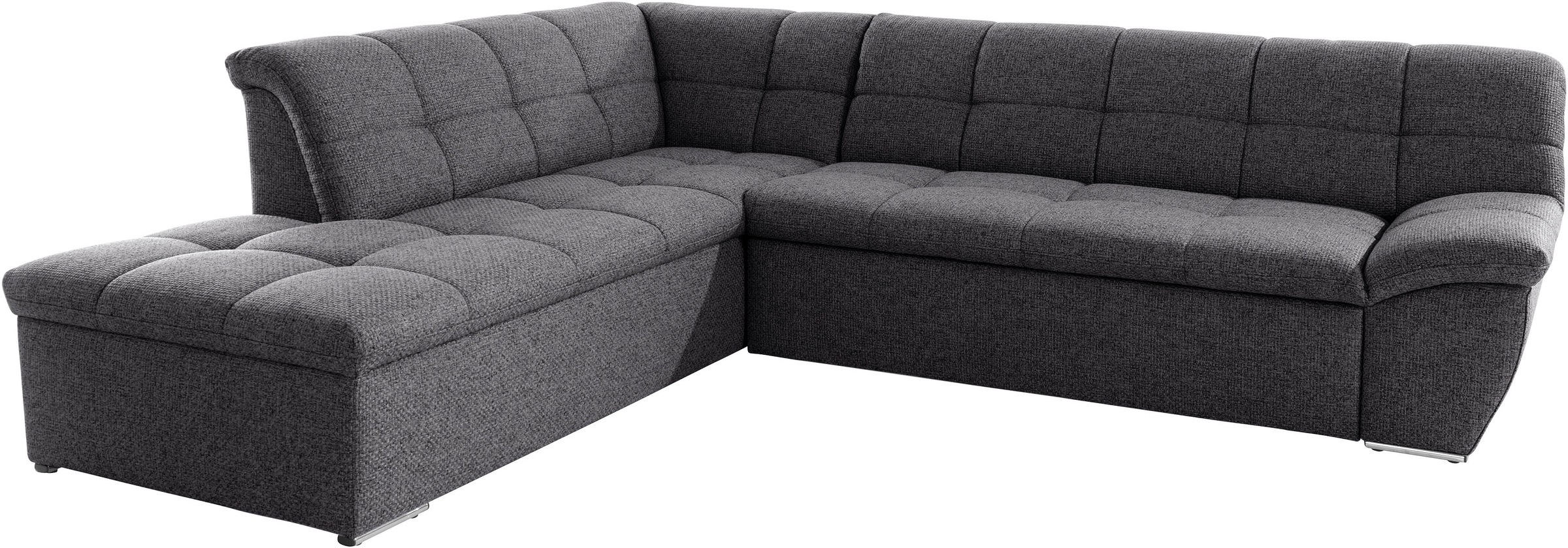 Thumbnail - DOMO collection Ecksofa "Lagoa, moderne Sitzheftung, bequem und komfortabel, L-Form" wahlweise mit Bettfunktion, frei im...