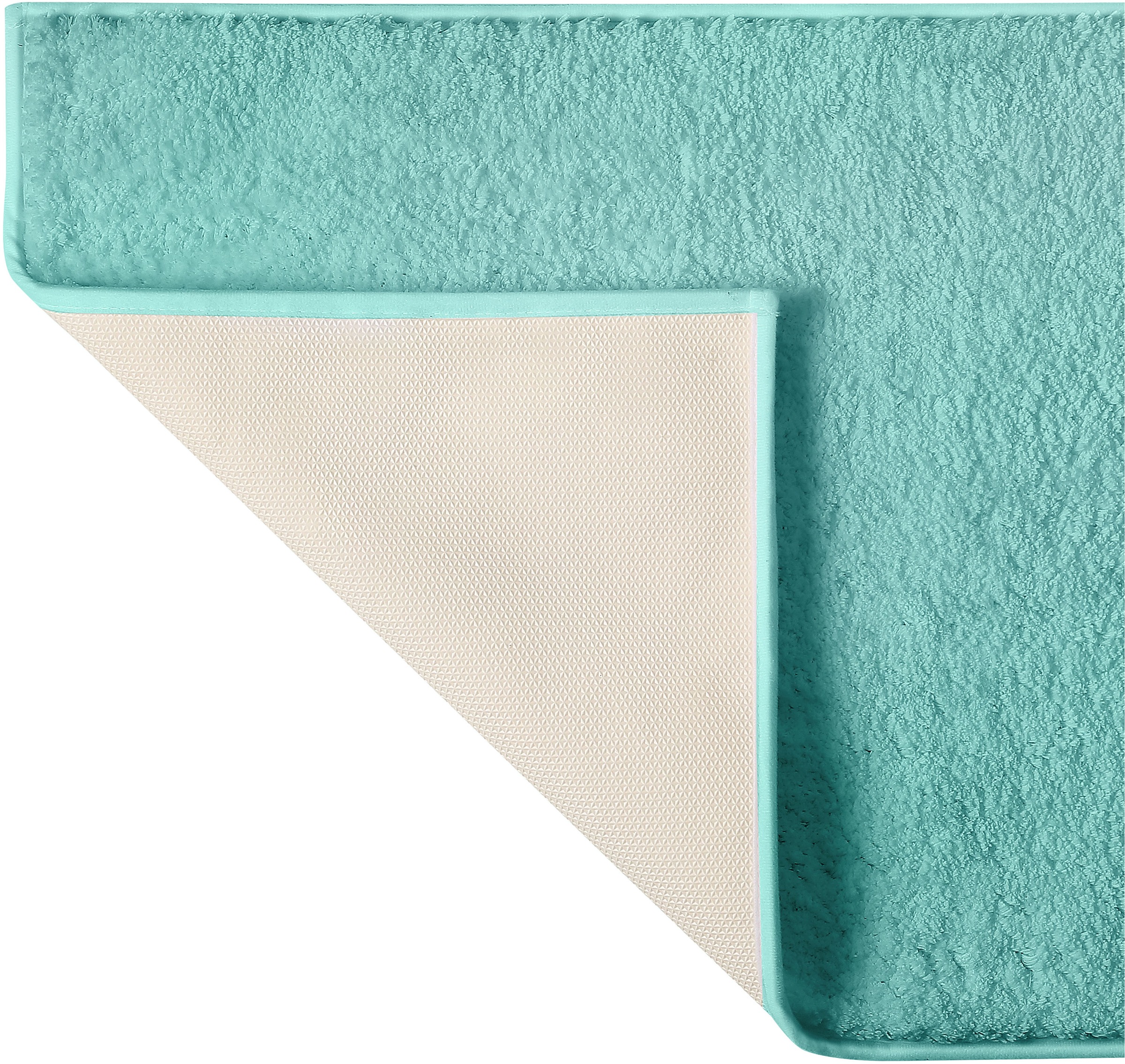 my home Badematte »Juna, Badteppich«, rutschhemmend beschichtet, fußbodenheizungsgeeignet-strapazierfähig, besonders weich, Badematten, unifarben