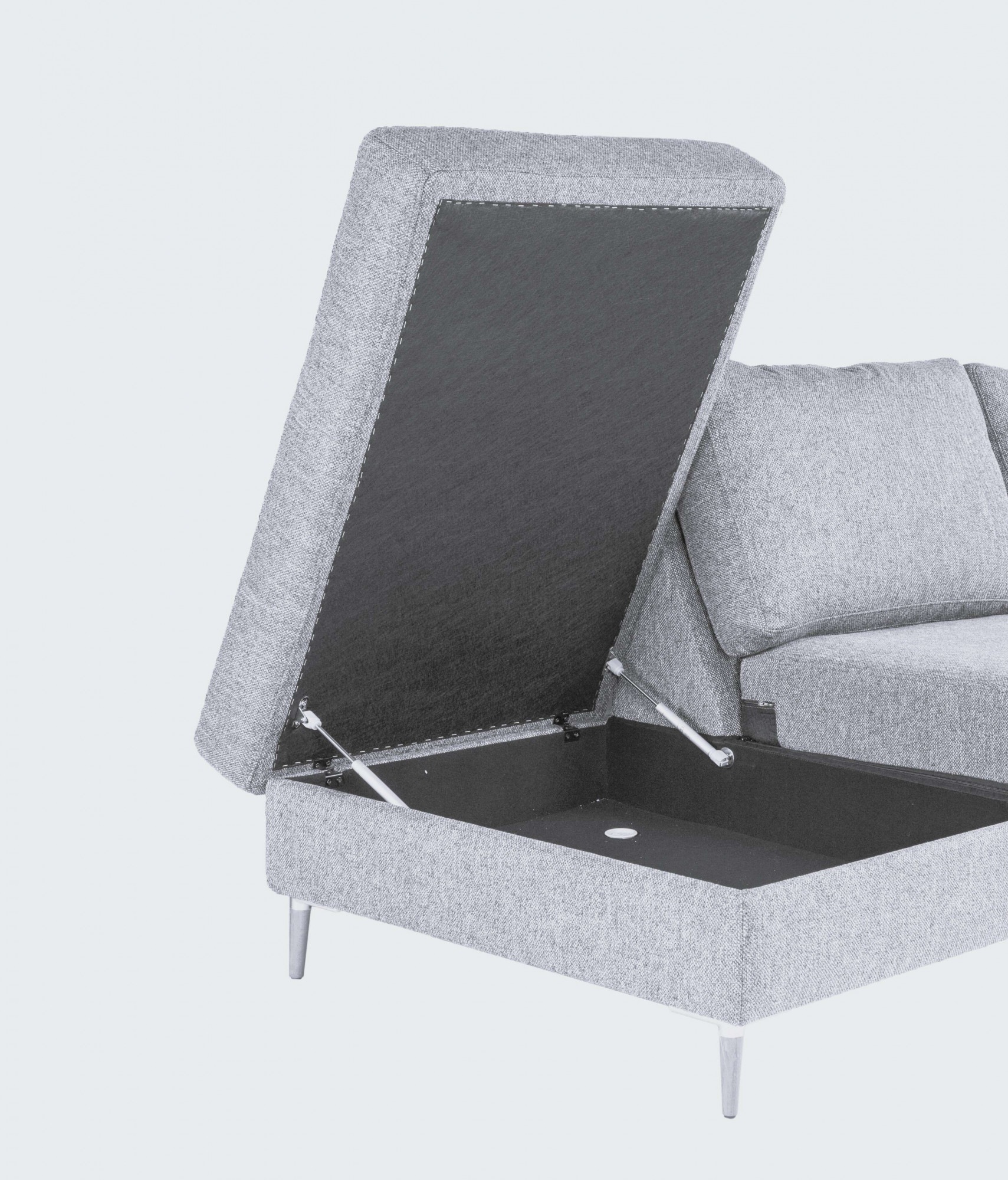 Flexlux Fiore L-Shape Corner Sofa warm mineral leather 3
