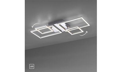 LED Deckenleuchte »Jorvin«, Gr. ca. 65 x 33,8 cm, schwenkbar, flache Bauform