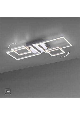 LED Deckenleuchte »Jorvin«, Gr. ca. 65 x 33,8 cm, schwenkbar, flache Bauform