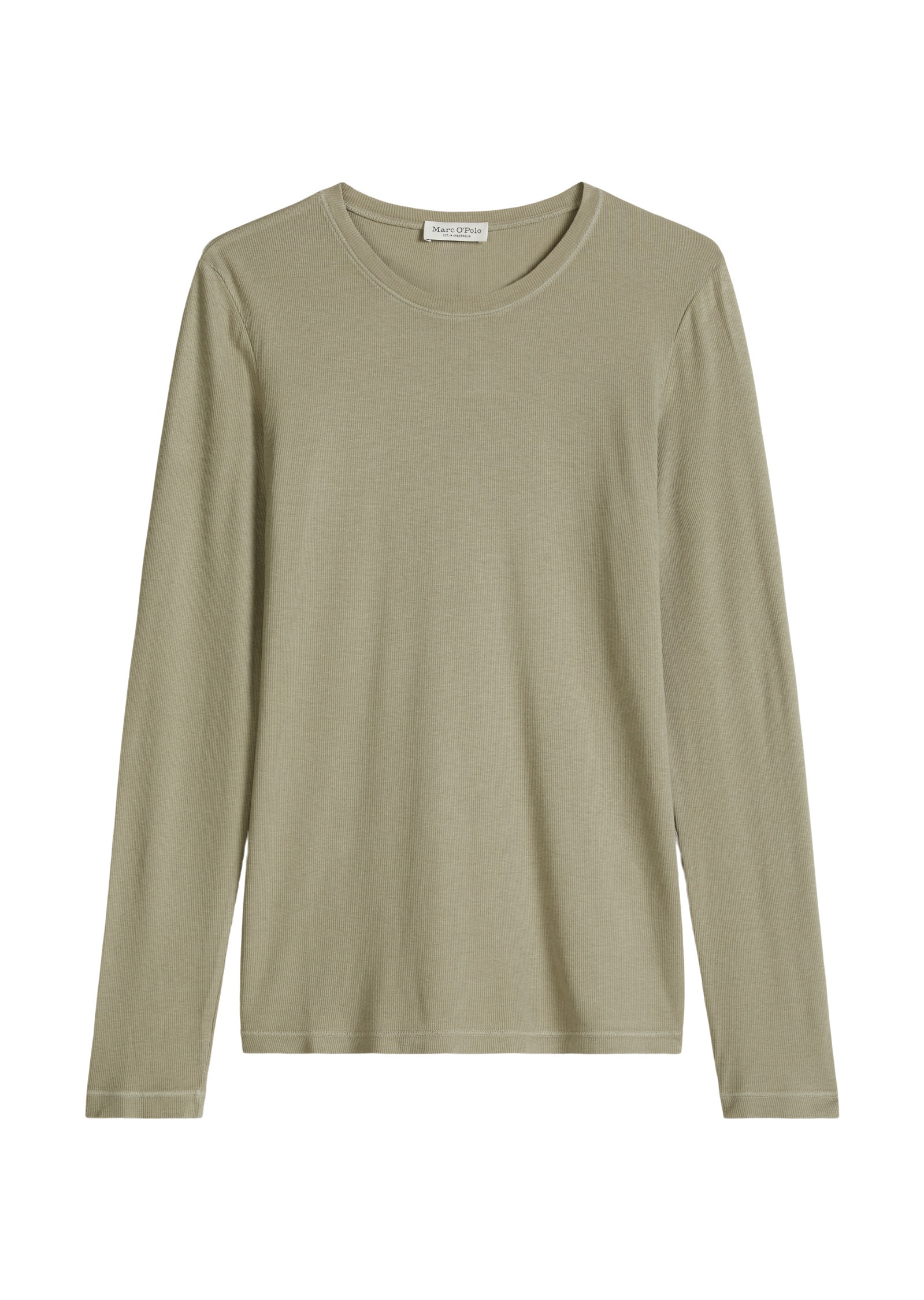 Marc O'Polo Langarmshirt »aus Rippjersey«