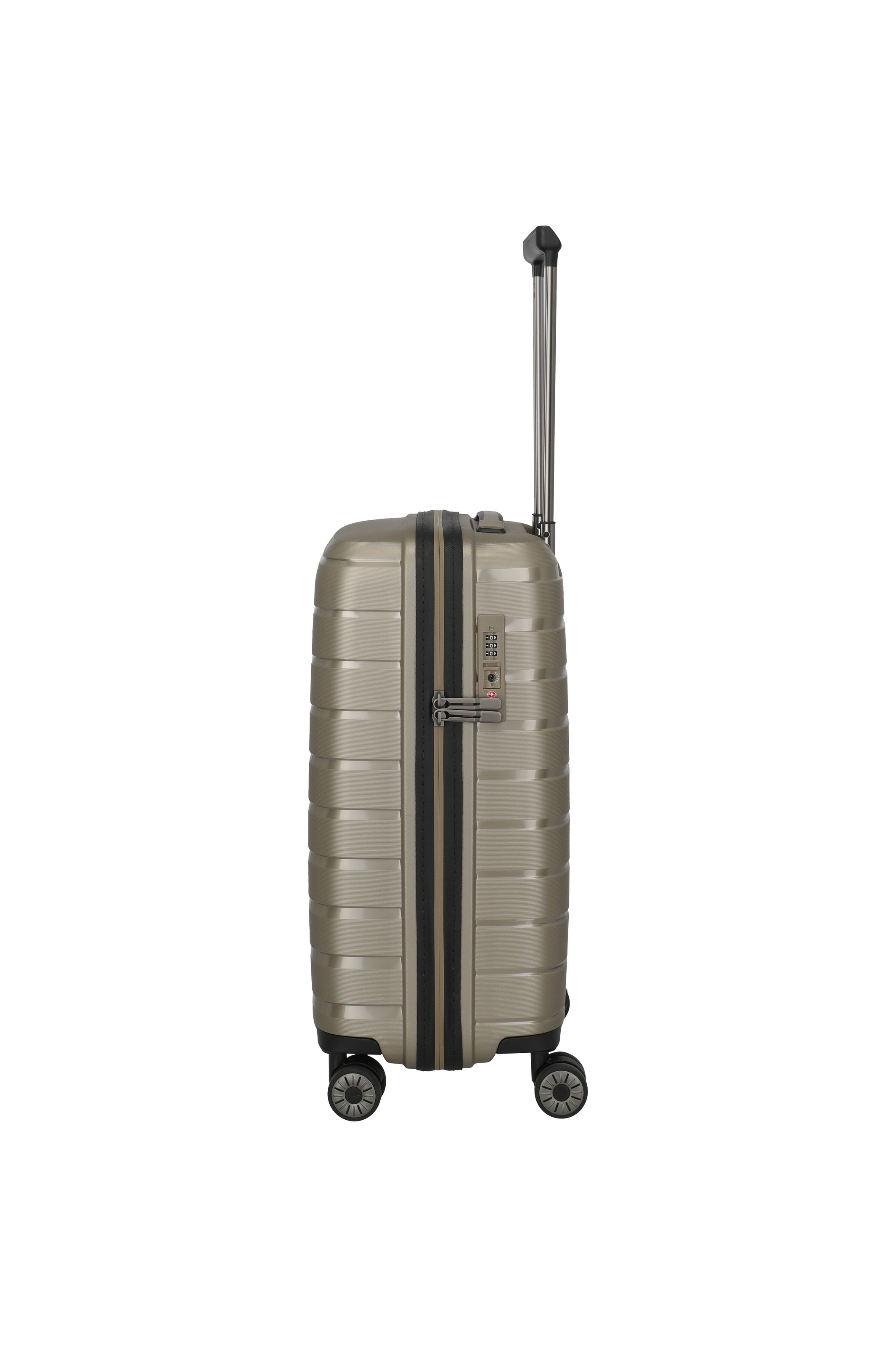 travelite Trolley »AIR BASE Reisekoffer Hartschale« 35 l 4 Rollen kratzresistenter Oberfläche und cleverer Innenaufteilung