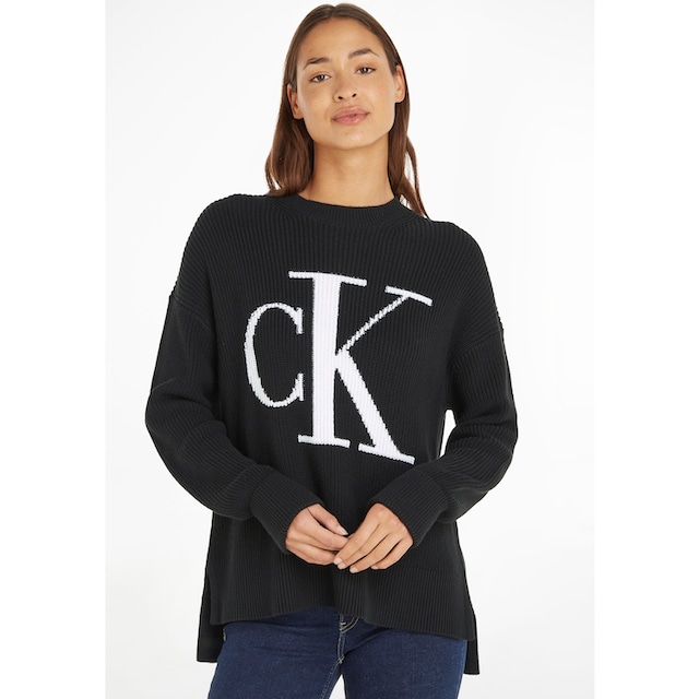 Calvin Klein Jeans Strickpullover »CK INTARSIA LOOSE SWEATER« online  bestellen | BAUR