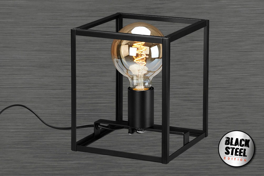 LED Tischleuchte "BOX", schwarz, BRILONER LEUCHTEN, Leuchten