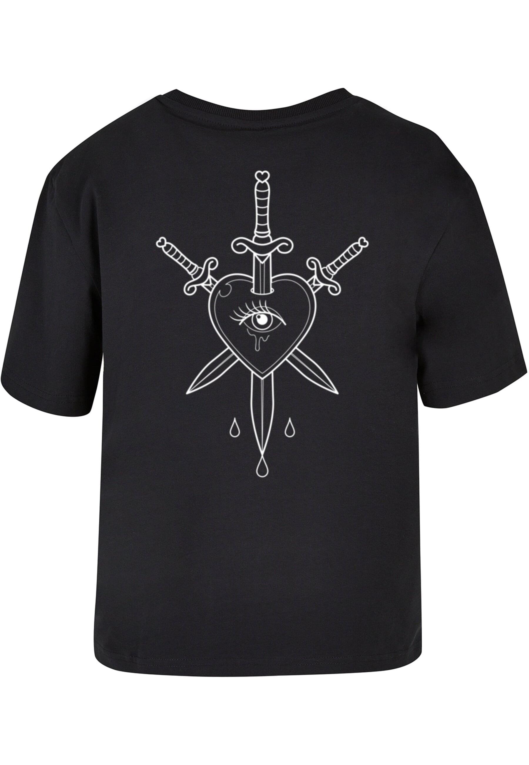 Miss Tee T-Shirt "Miss Tee Damen Heartbreaker Lovetaker Tee" 1 Stk. tlg. günstig online kaufen