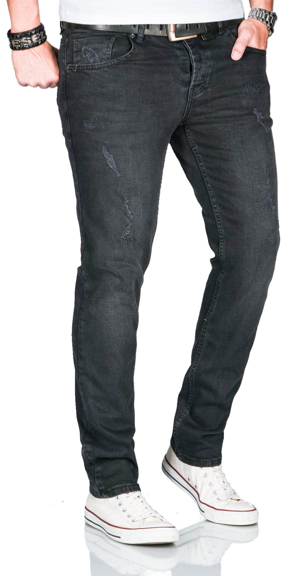 Alessandro Salvarini Slim-fit-Jeans "ASCatania", mit used look Effekt und m günstig online kaufen