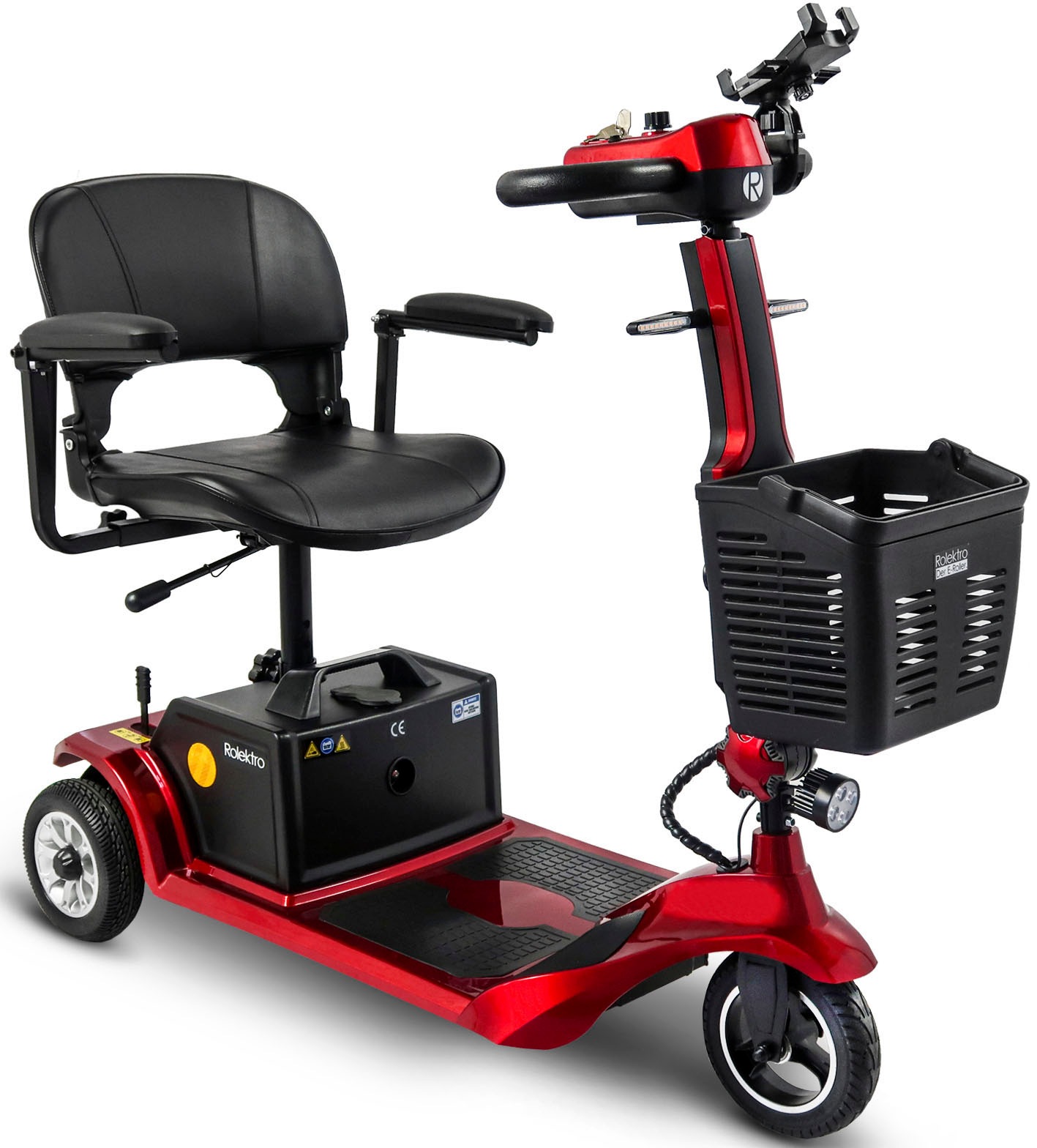 ROLEKTRO Elektromobil "E-Trike 6", B:50cm H:92cm L:110cm, rot, Elektromobile