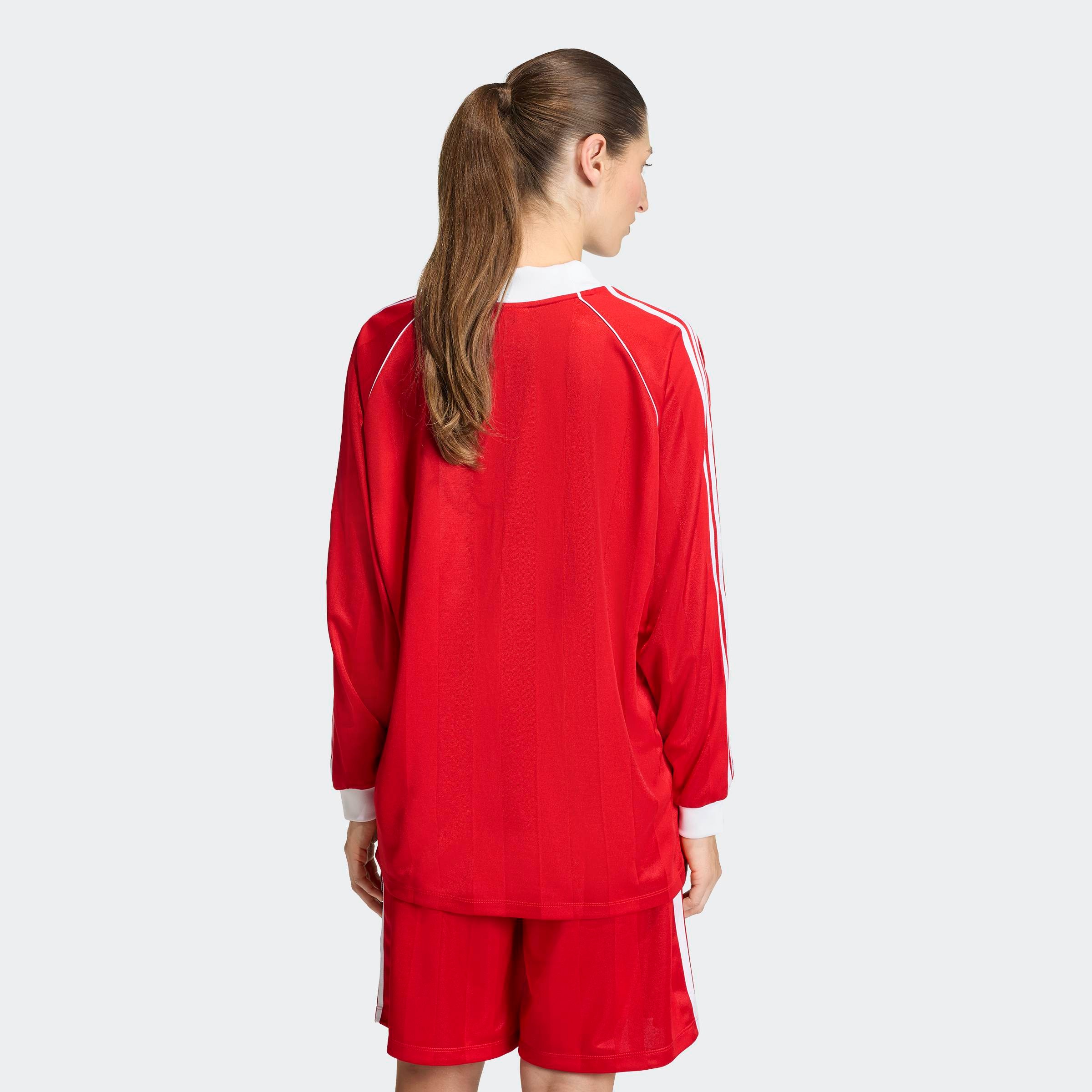 adidas Originals Langarmshirt »3-STREIFEN JACQUARD LONGSLEEVE«