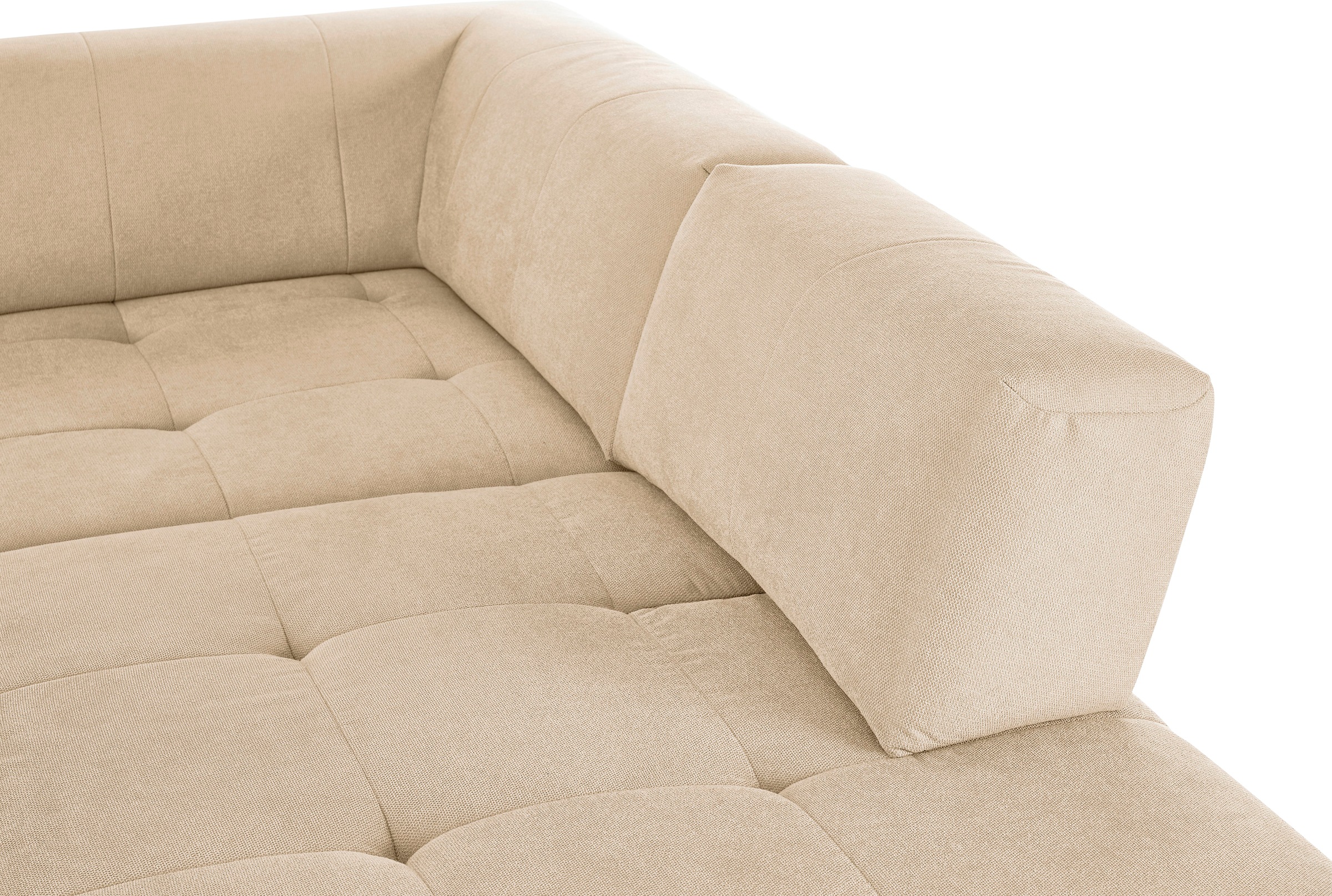 3C Candy Ecksofa »Yoshy Komfortsofa, bequem und modern, hochwertige Verarbeitungsdetails«, Zwei verschiedene Sitztiefen durch verstellbare Rückenlehne, L-Form