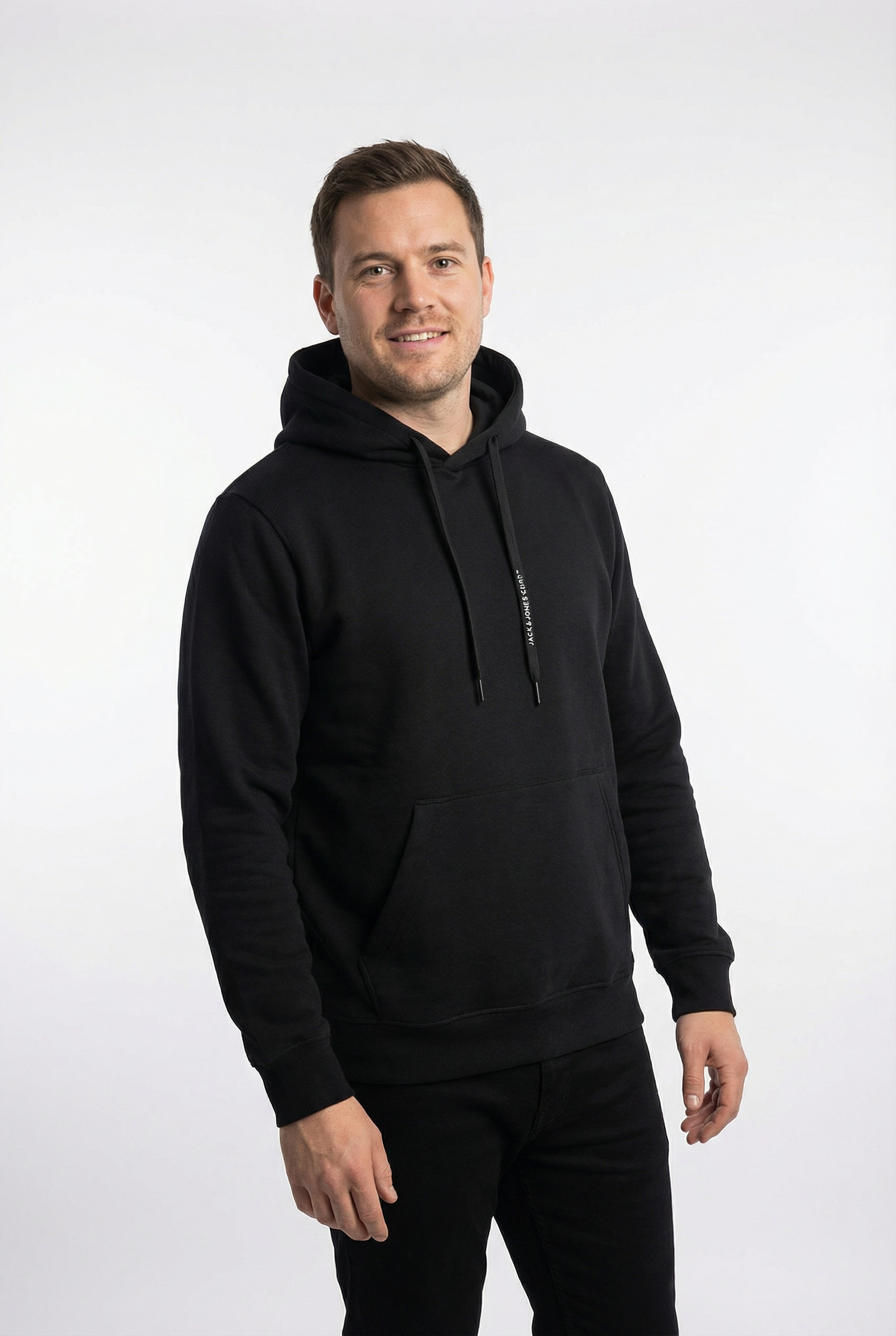 Jack & Jones Kapuzensweatshirt "JCOFUSION SWEAT BADGE HOOD" günstig online kaufen