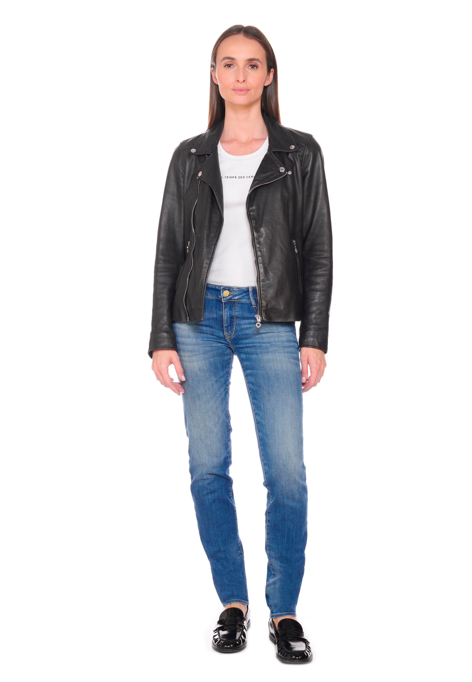 Le Temps Des Cerises Outdoorjacke »NANCY«, mit rockigem Look