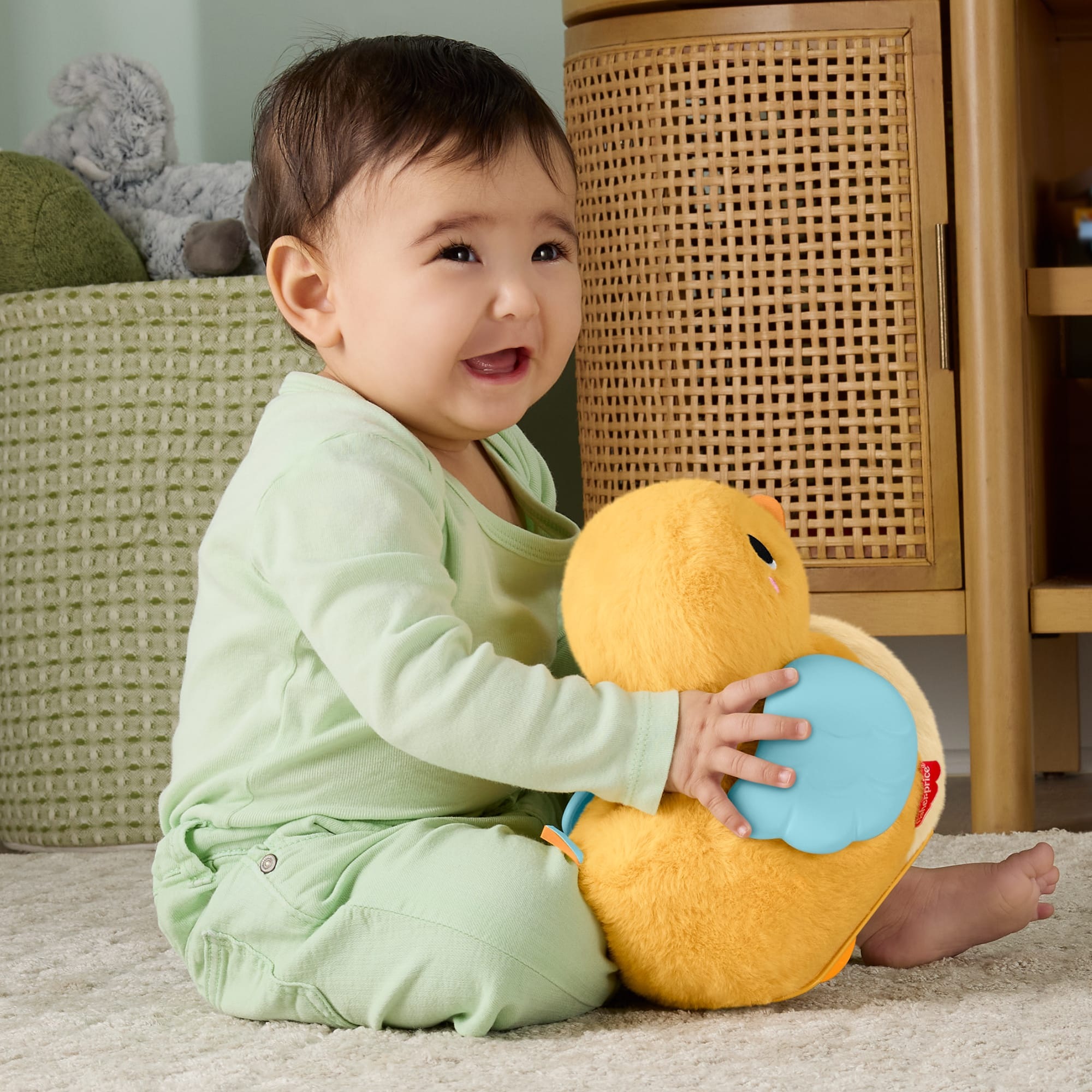 Fisher-Price® Plüschfigur »4-in-1 Knuddel- und Krabbel-Ente«