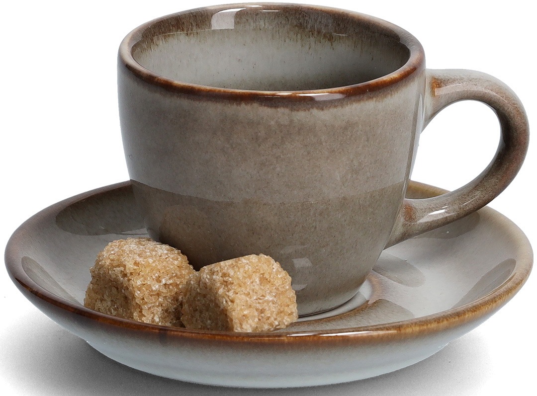 Zeller Present Espressotasse spülmaschinengeeignet, 8-teilig (4 Tassen, 4 U günstig online kaufen