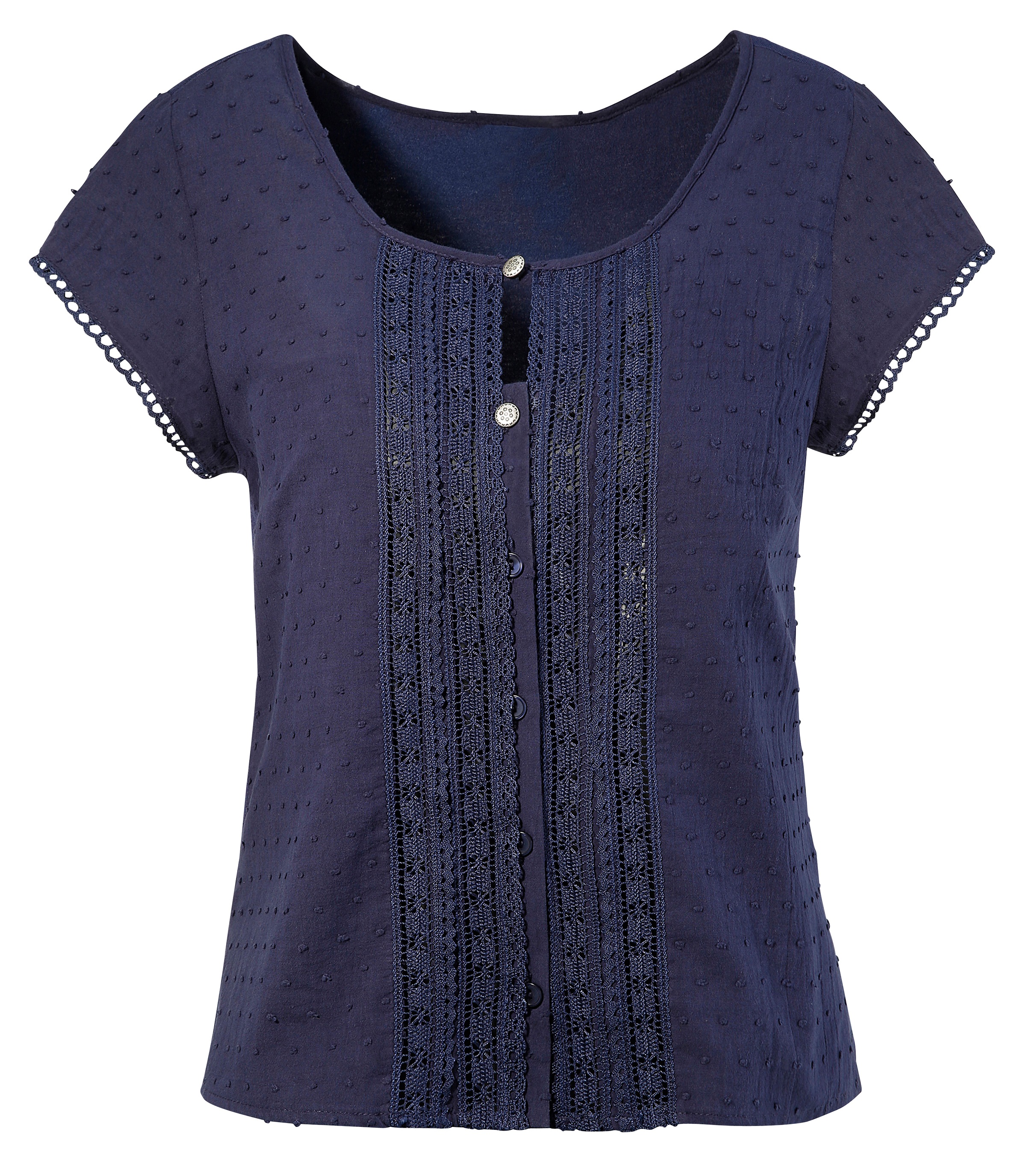 Naber Collection Trachtenbluse, Damen, mit Jerseyrücken kaufen