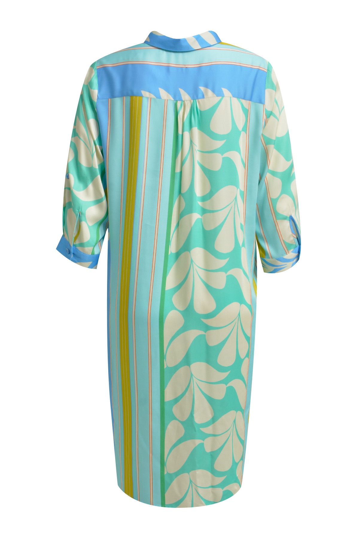 Thumbnail - Milano Italy Sommerkleid Ohne Taschen mit Seitenschlitze