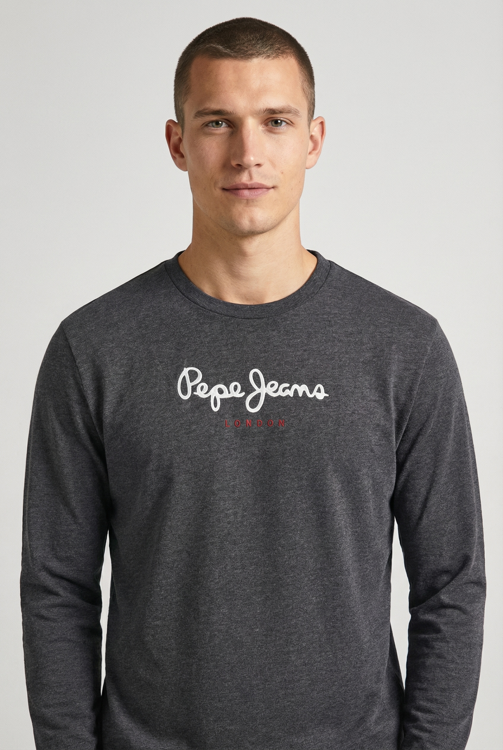 Pepe Jeans Langarmshirt "EGGO LONG N" aus reiner Baumwolle, Rundhals günstig online kaufen