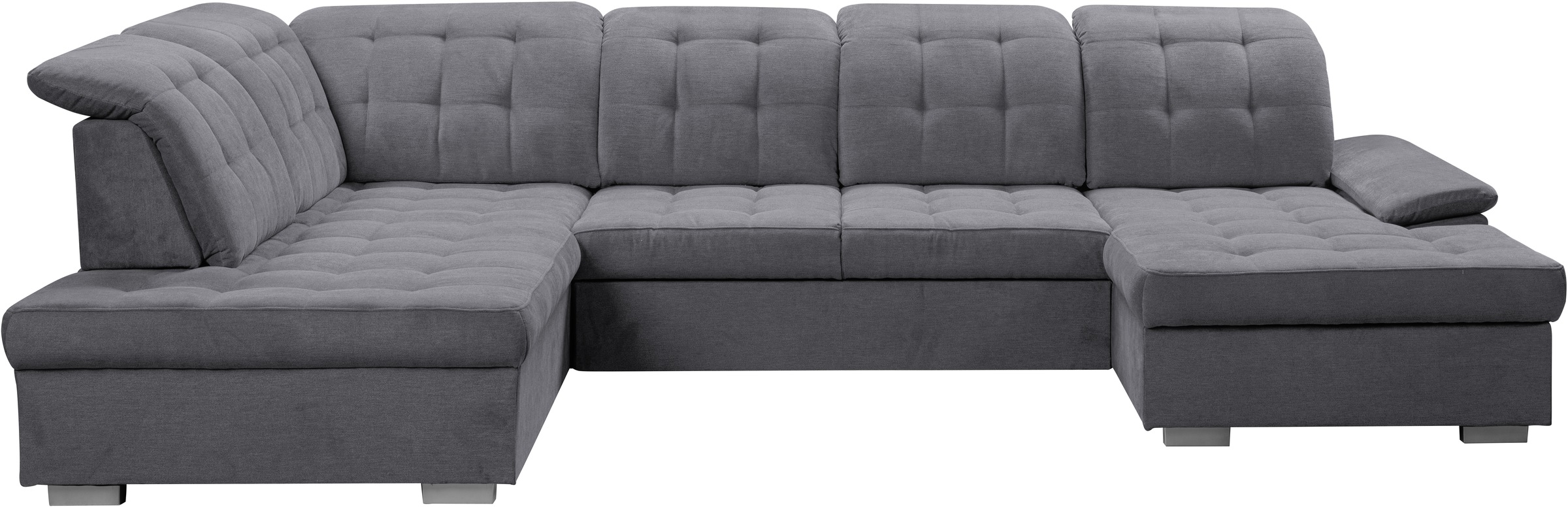 WERK2 Wohnlandschaft "Kordula-New Multifunktion Couch, Breite 332cm, U-Form günstig online kaufen