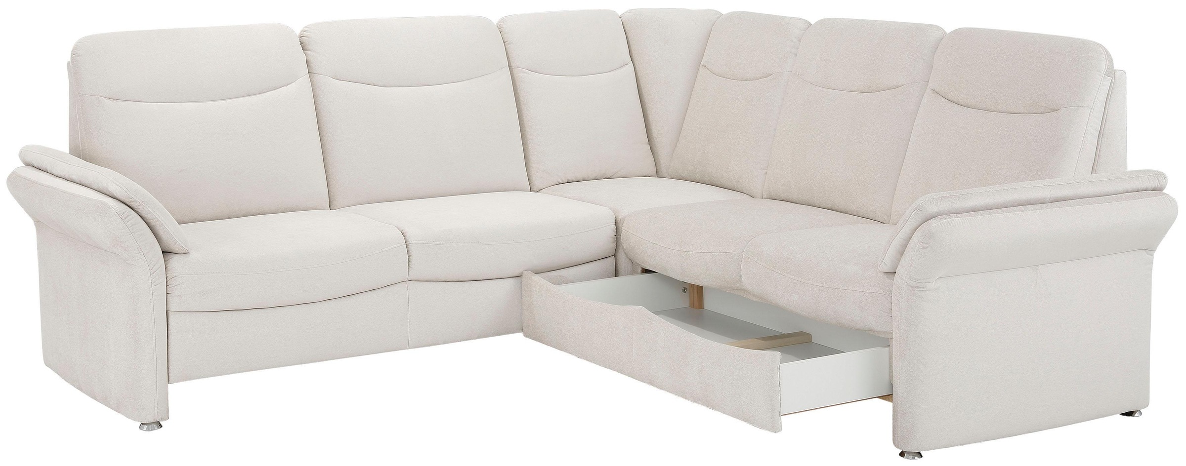 Home affaire Ecksofa »Tahoma L-Form«, mit Armlehnfunktion, wahlweise Bettfunktion, Schublade, Relaxfunktion