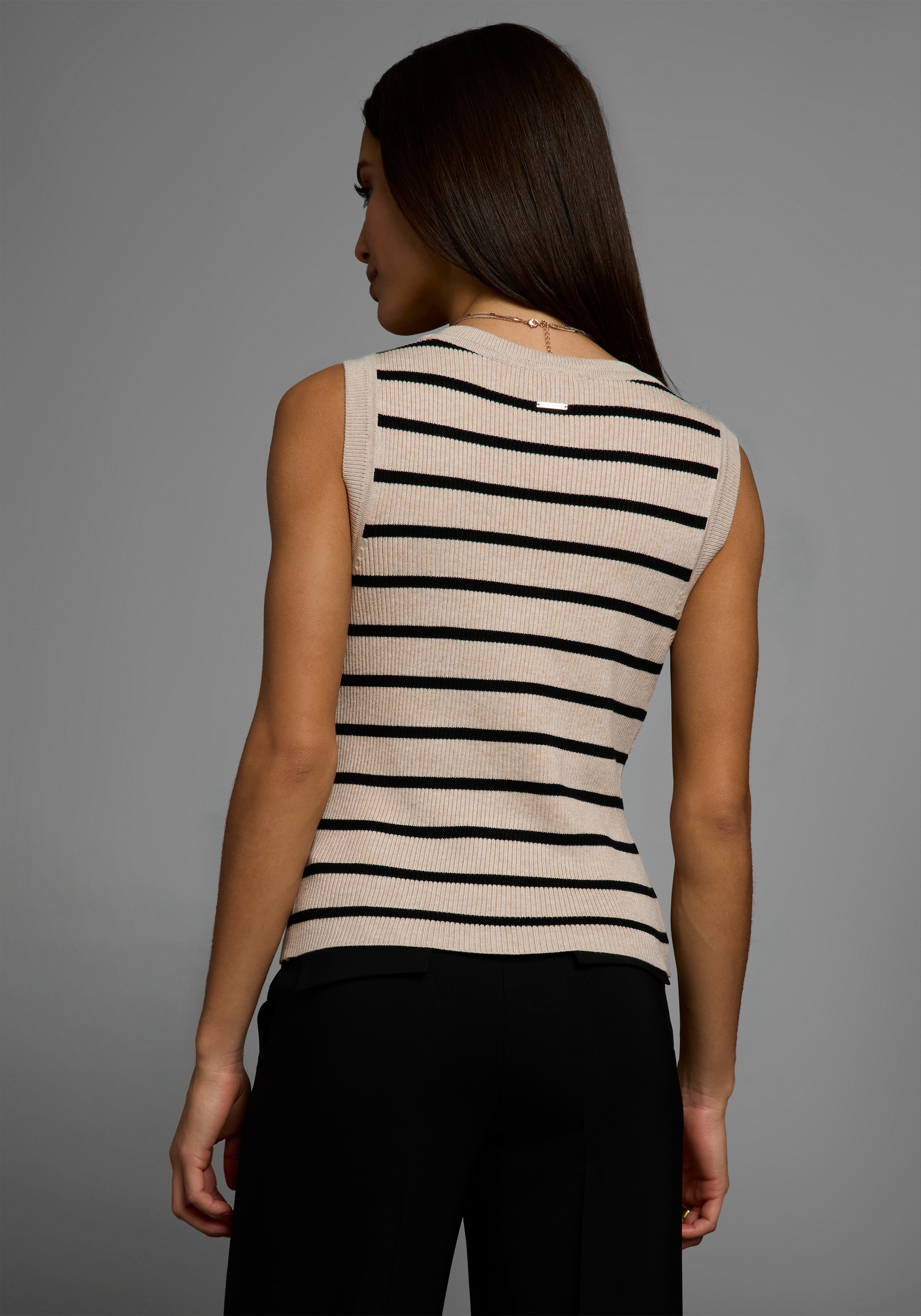 HECHTER PARIS Stricktop, im Streifenlook