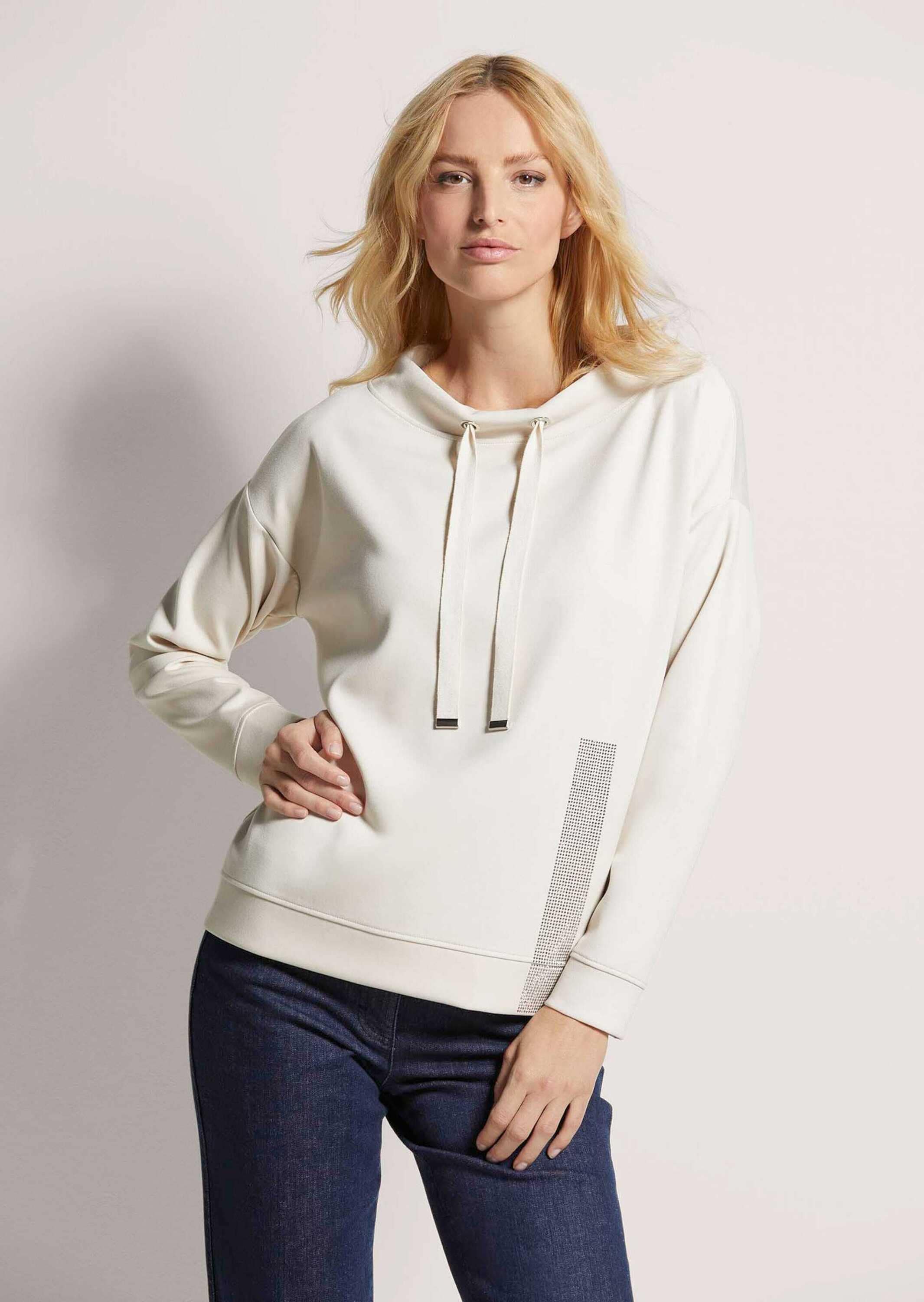 MADELEINE Langarmshirt »Sweatshirt Sweatshirt mit Glanz-Effekt«