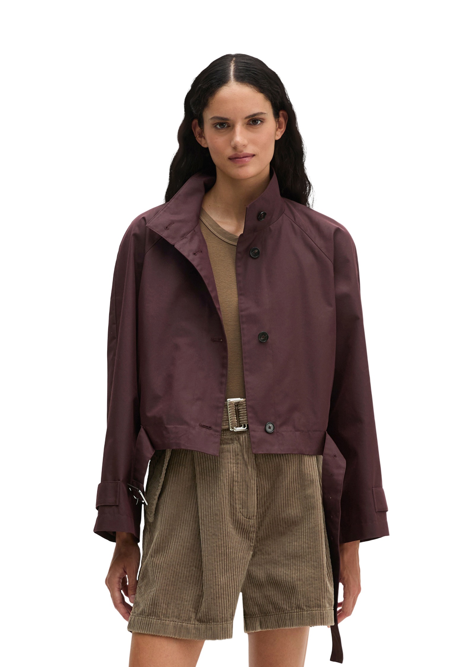 Marc OPolo Outdoorjacke "aus Cotton-Nylon-Mix" ohne Kapuze