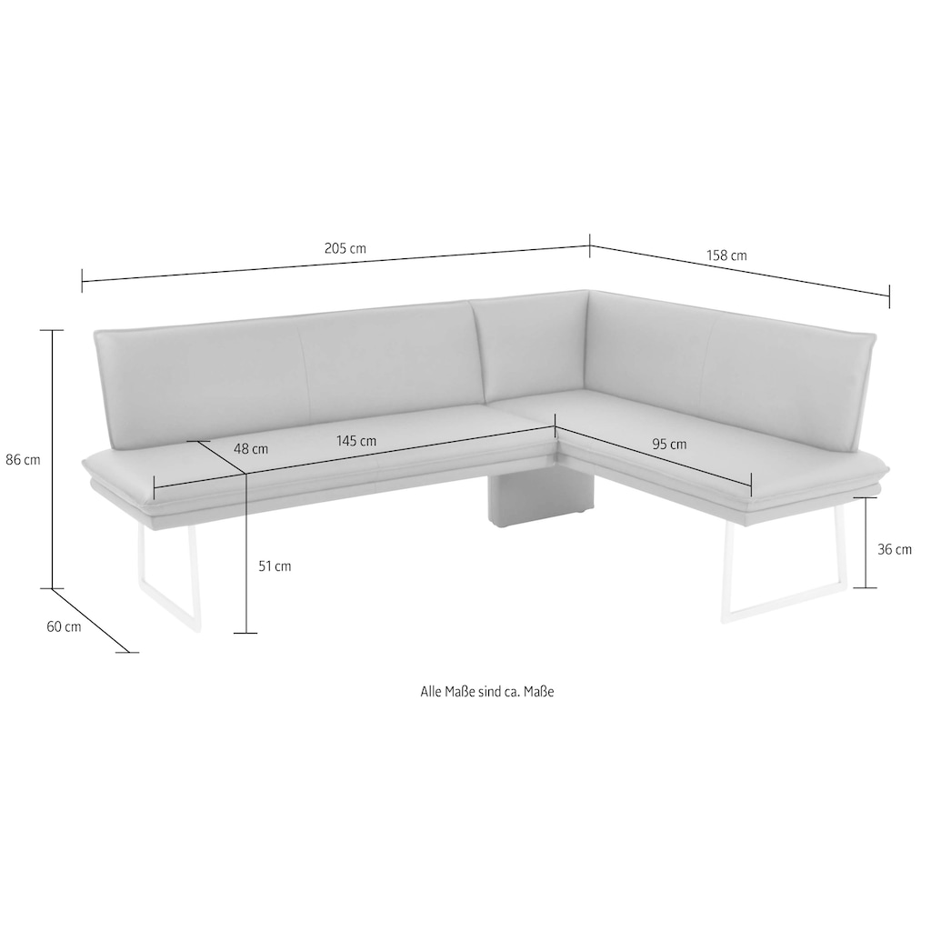 K+W Komfort & Wohnen Eckbank