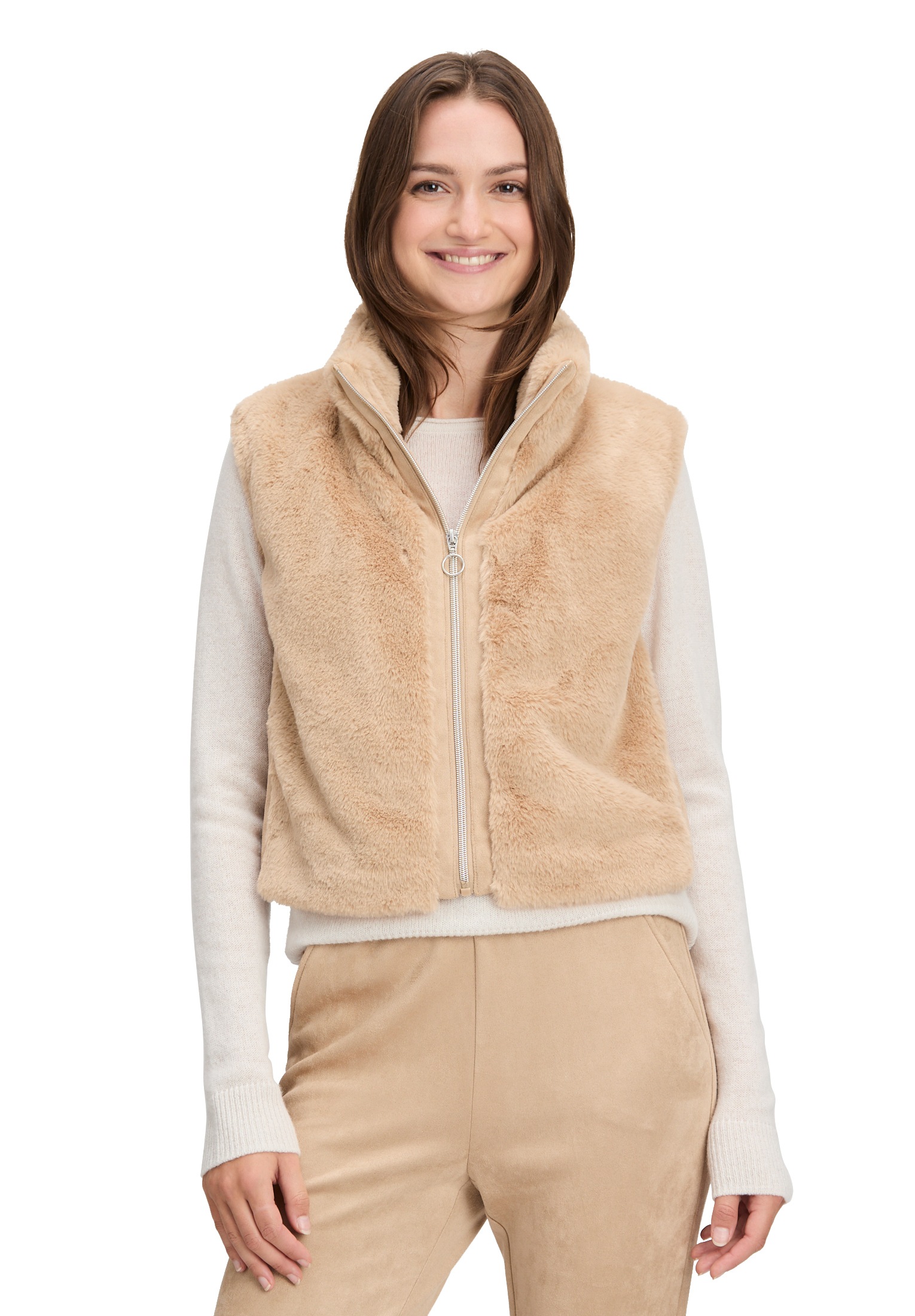 Betty Barclay Plüschweste "Damen mit Reißverschluss" günstig online kaufen