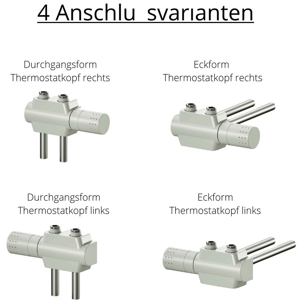 Ximax Heizkörperthermostat »Mittenanschlussgarnitur Multiblock-Set«