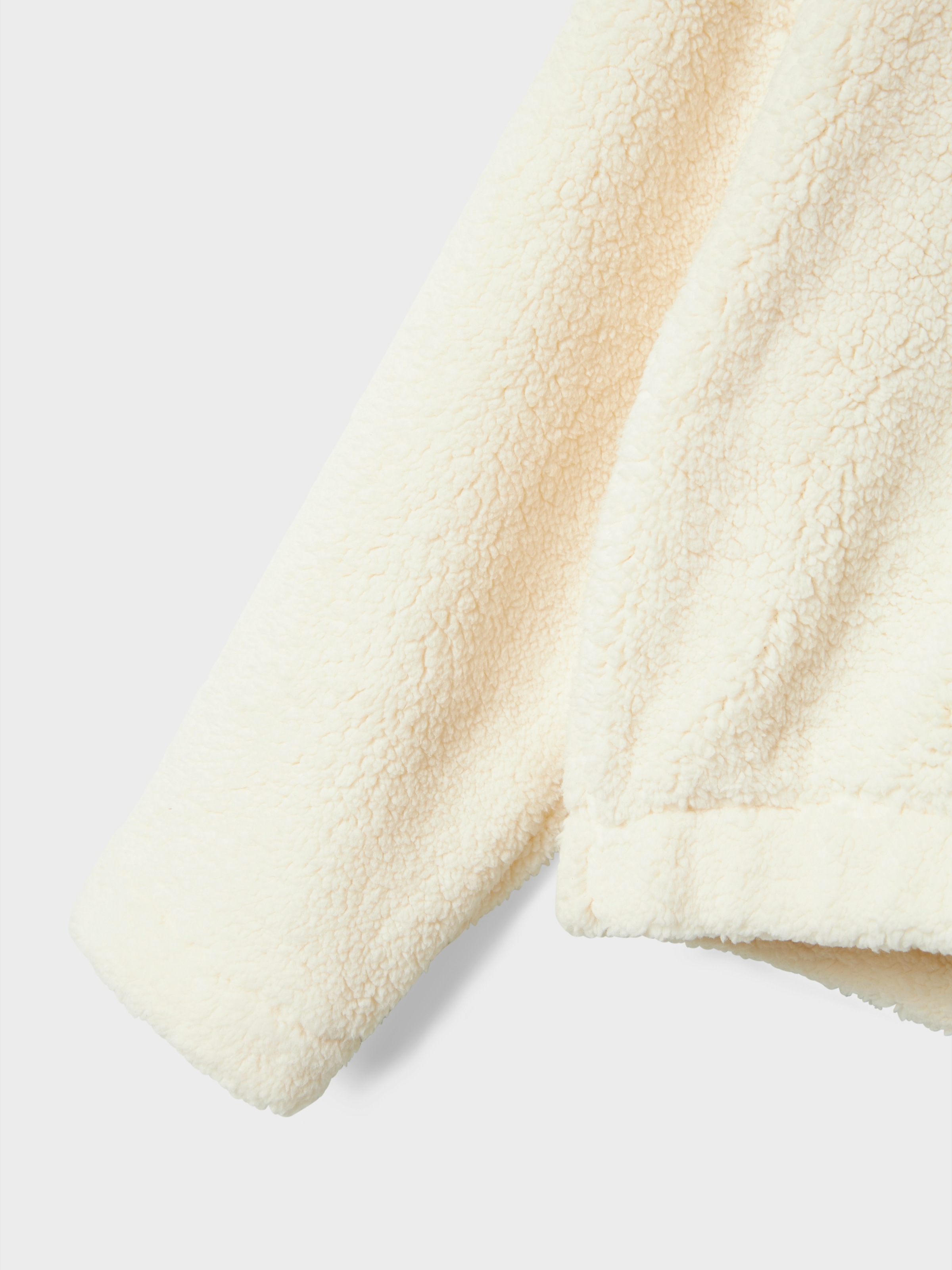 Thumbnail - Name It Fleecepullover "NKFODETTE LS TEDDY PULLOVER WH PS"