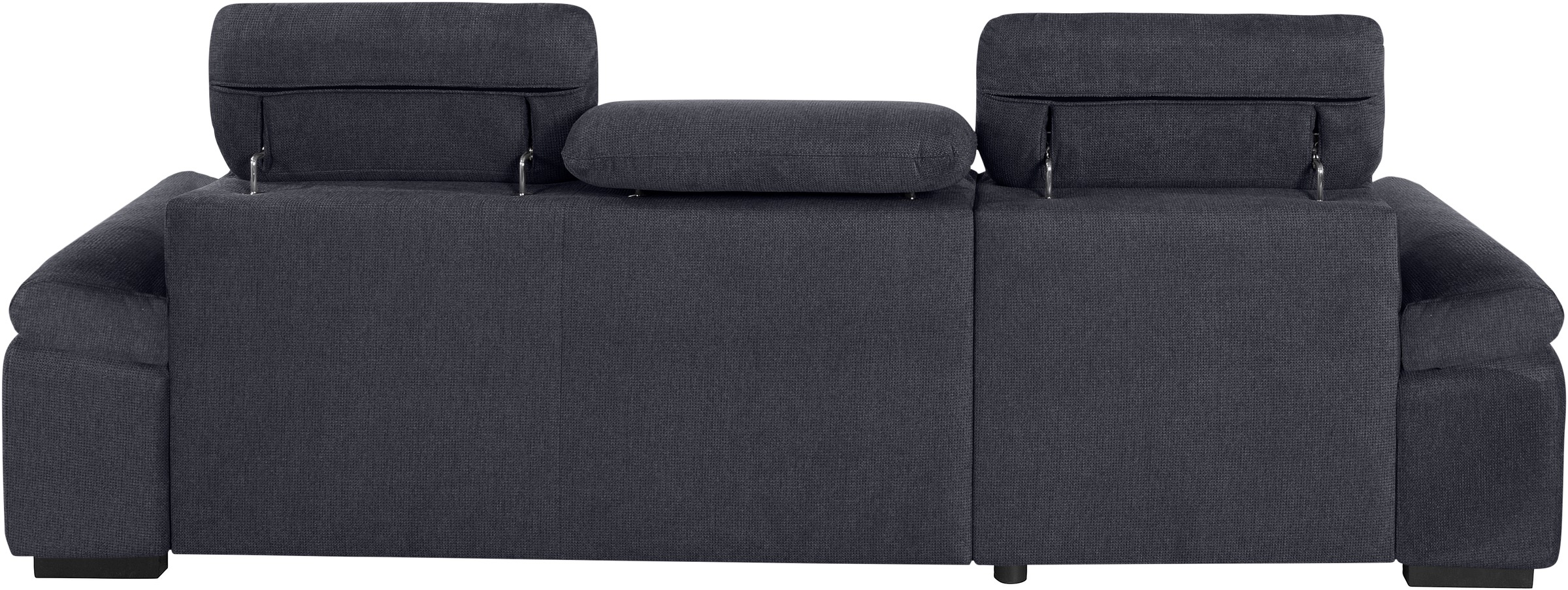 COTTA Ecksofa »Lola L-Form mit Kopfteilfunktion & Hocker«, (Set, mit Hocker), wahlweise mit Bettfunktion, Bettkasten & Armteilverstellung