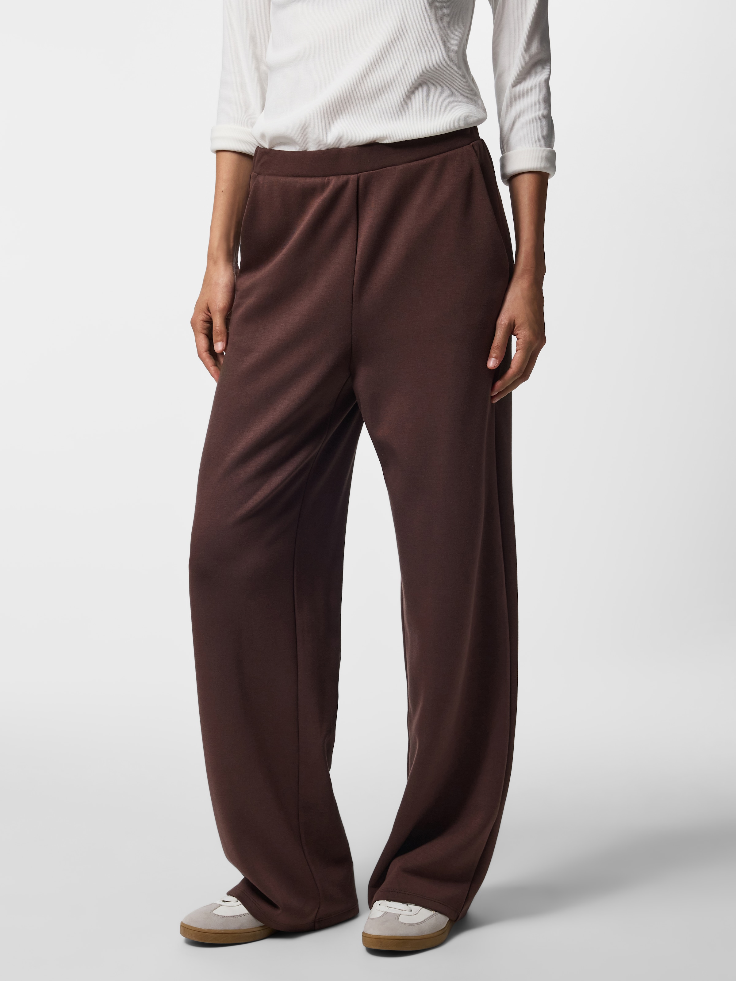 pieces Sweathose "PCMICHELLE SCUBA HW PANTS SWT NOOS BC" Materialmix