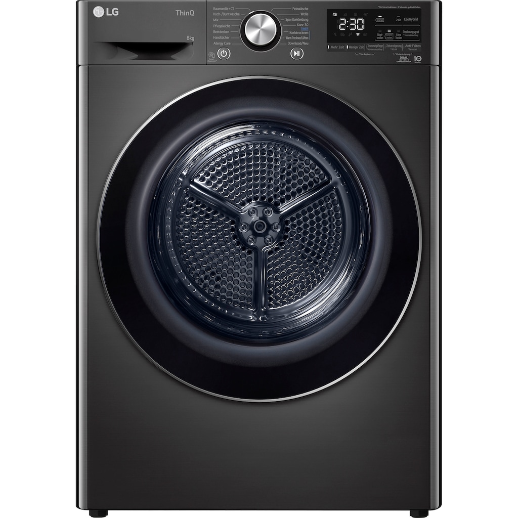 LG Wärmepumpentrockner »RT80V9B«, Vivace, 8 kg