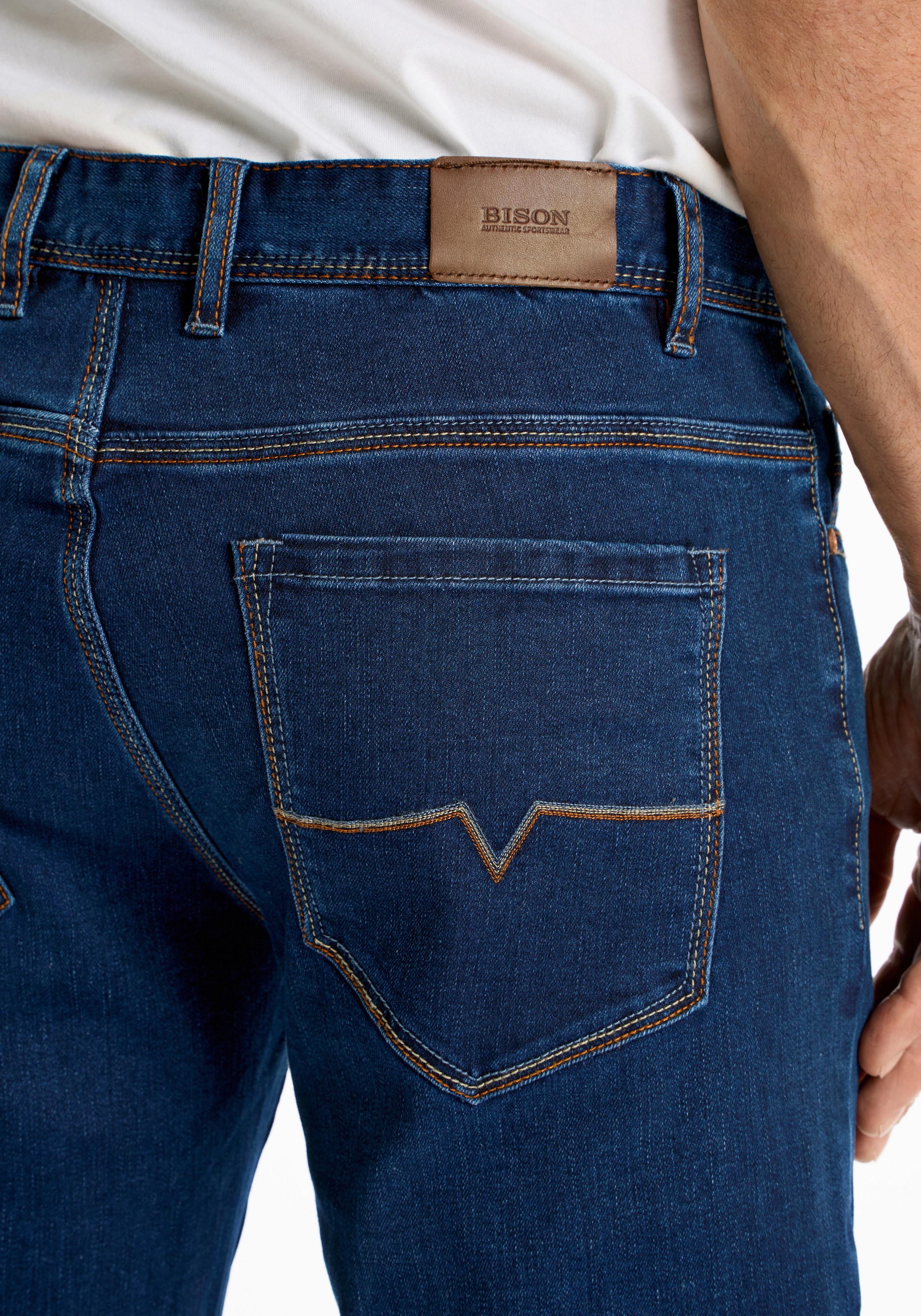 BISON 5-Pocket-Jeans »Jeans Tapered Fit«