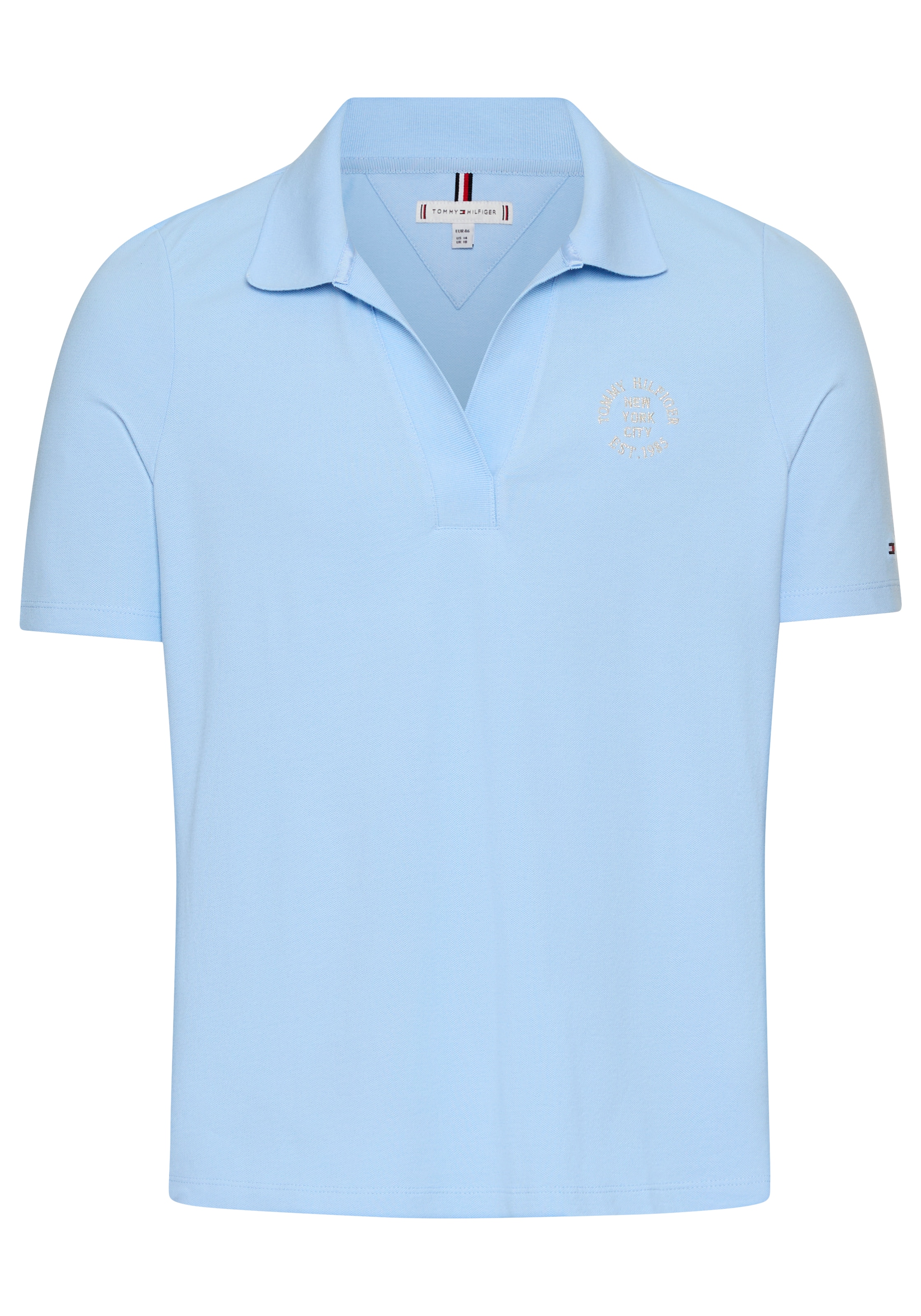 Tommy Hilfiger Curve Poloshirt »CRV STAMP LOGO REG SS POLO«