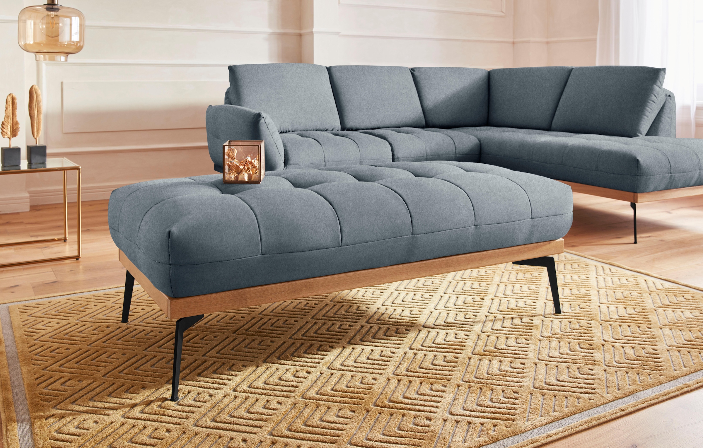 Guido Maria Kretschmer Home&Living Hocker "Palíc, moderner Polsterhocker" günstig online kaufen