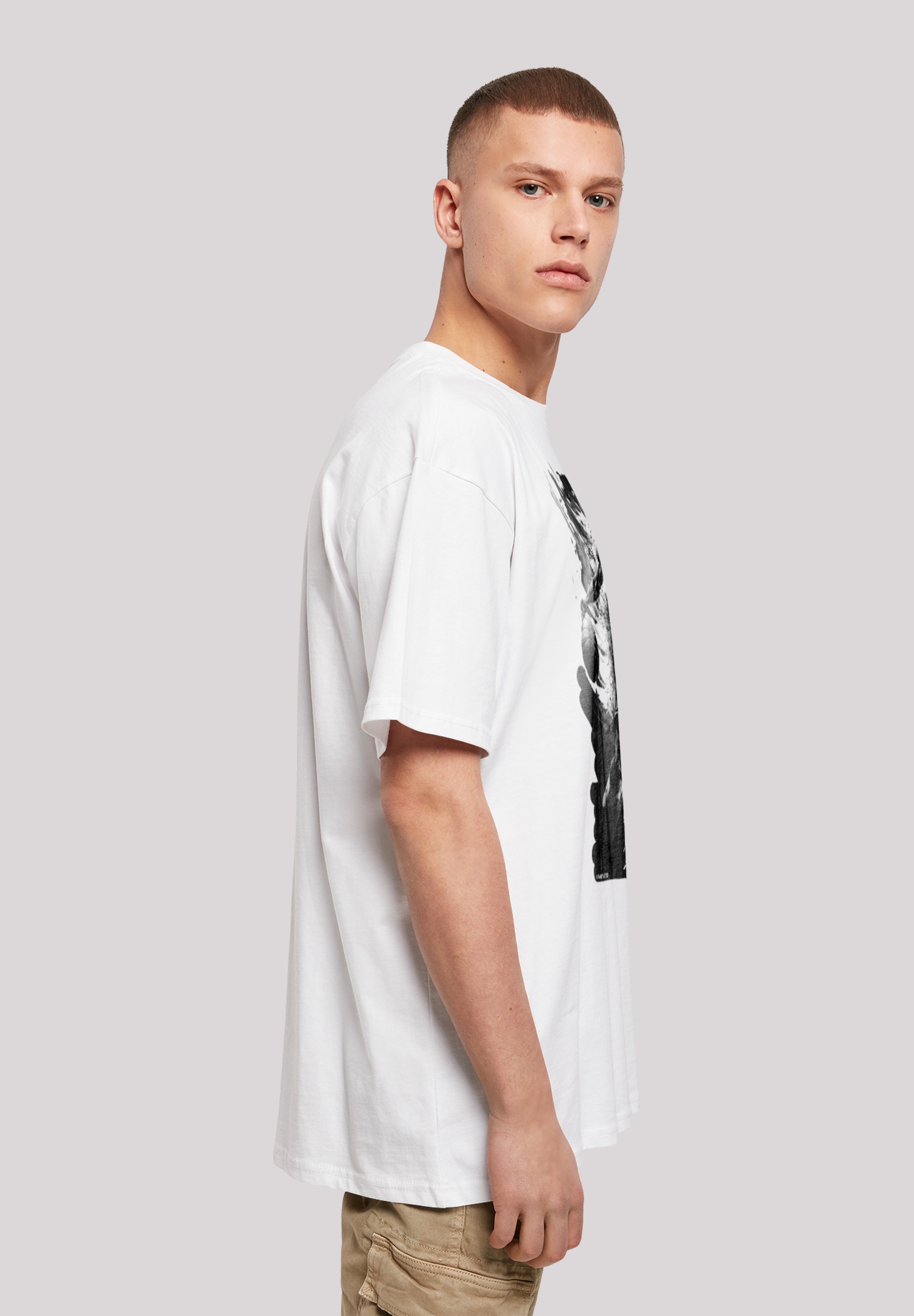 F4NT4STIC T-Shirt »Basketball Splash Sport OVERSIZE TEE«, Print
